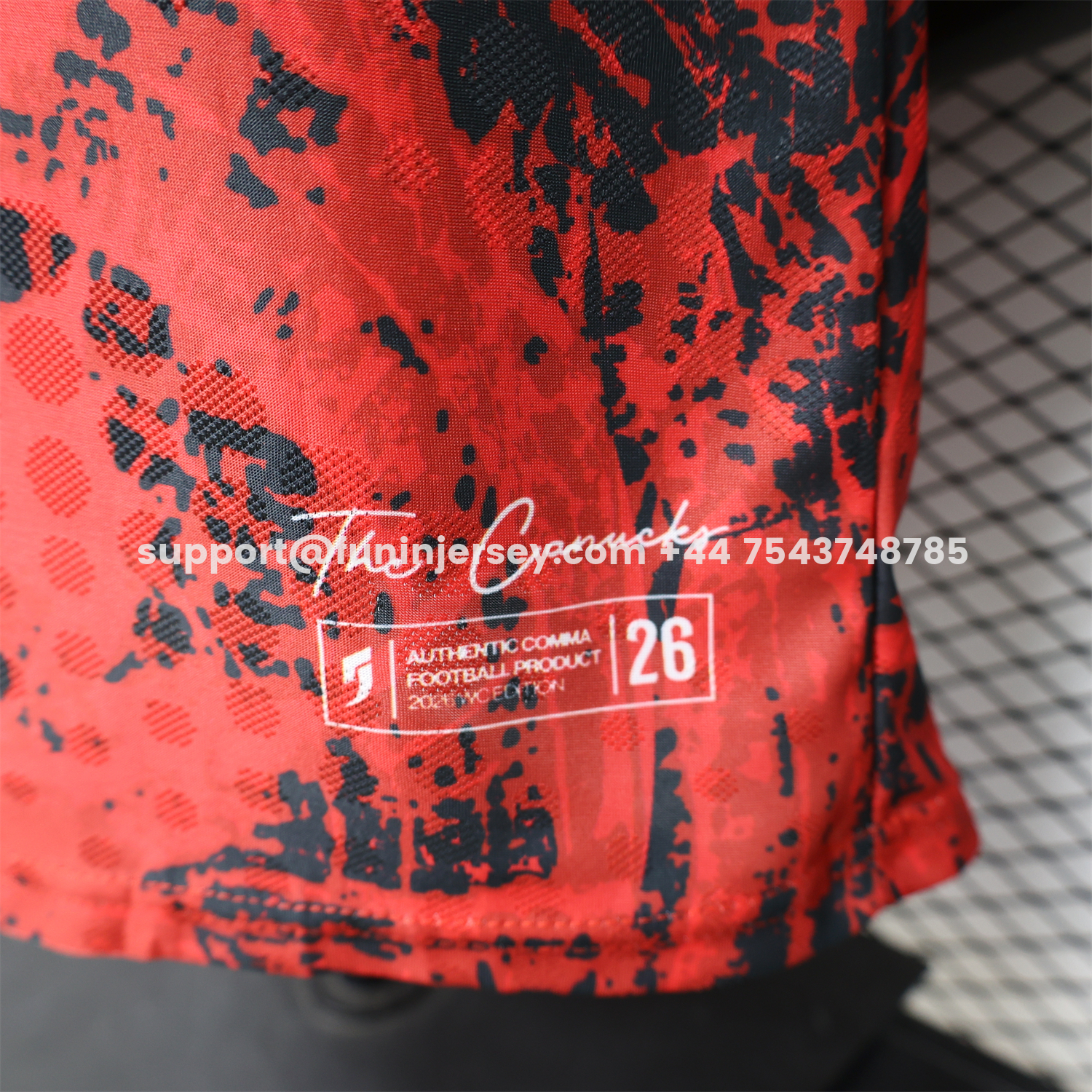 Funinjersey-Canada 2026 Red With Black Special Jersey - Player Version