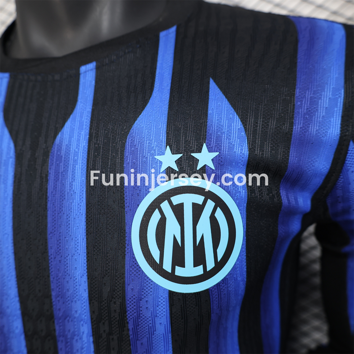 Funinjersey-Inter Milan 25-26 Home Long Sleeve Jersey - Player Version