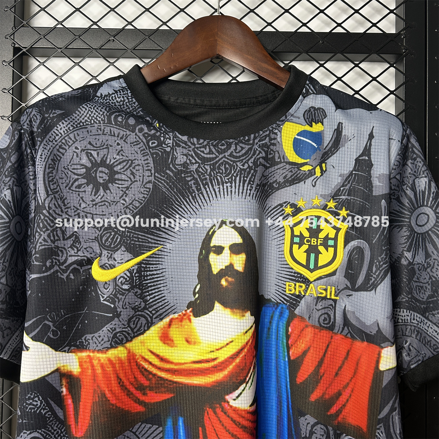 Funinjersey-Brazil 25-26 Colorful Jesus Statue Special Jersey - Fans Version