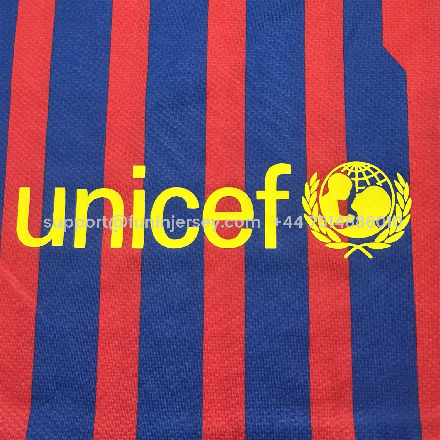 Funinjersey-Retro Barcelona 2011-12 Home Kids Kit