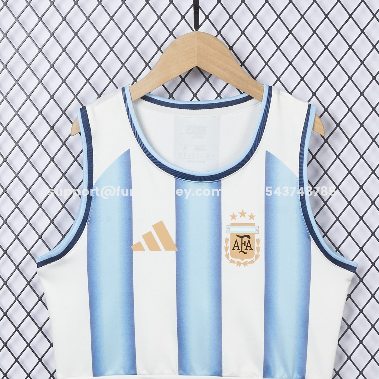 Funinjersey-Women's Argentina 2026 Home Yoga Vest