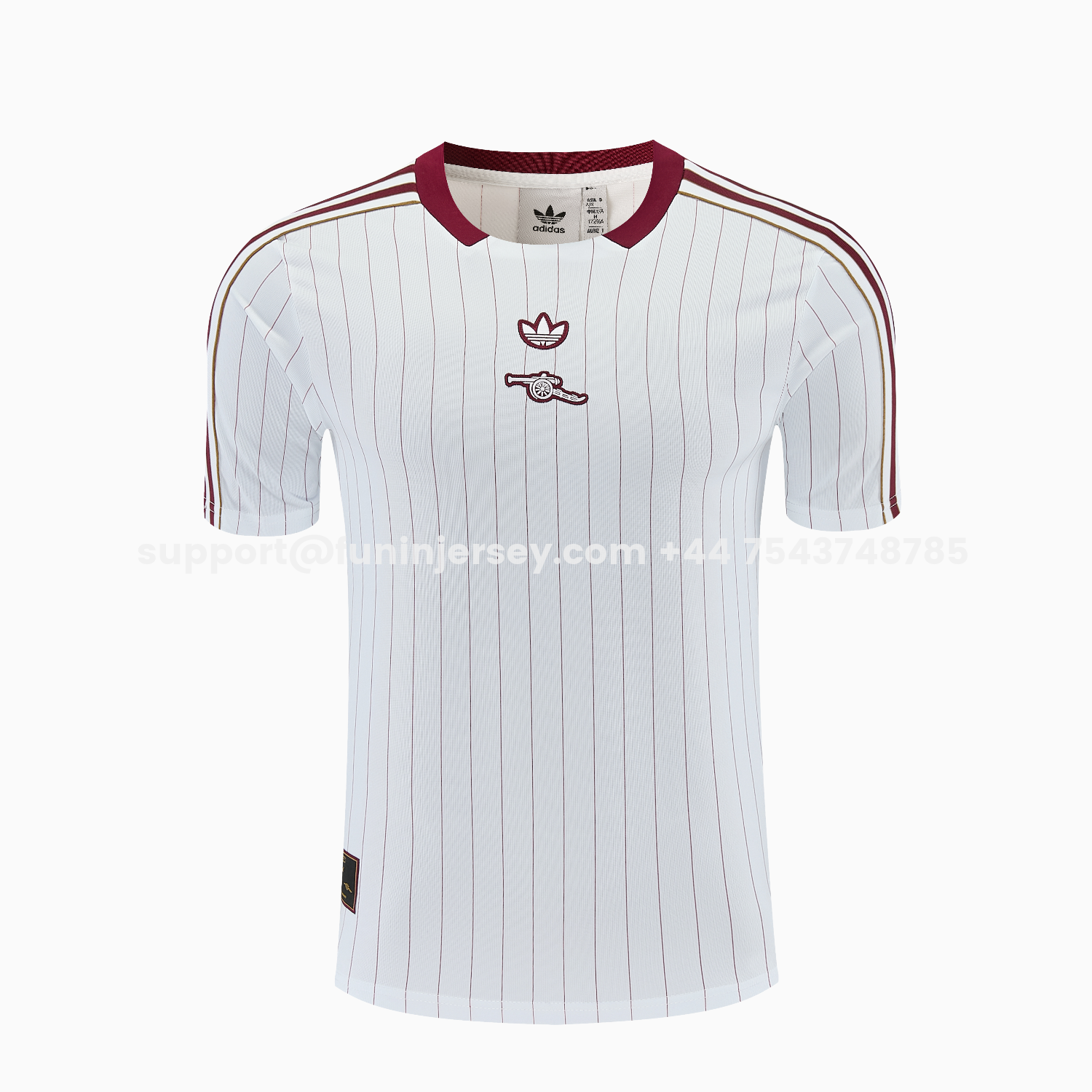 Funinjersey-Arsenal 25-26 Retro Style Short-Sleeve Training Set - Colors Top & White With Thin Mar Pants