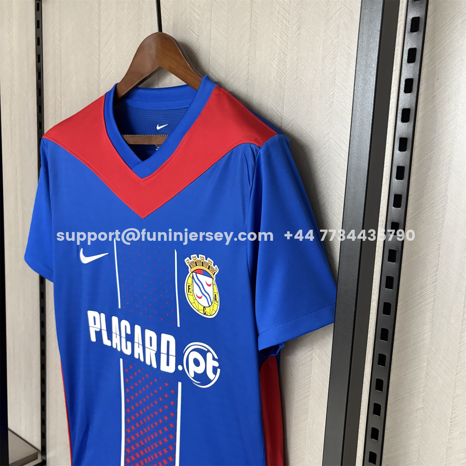 Funinjersey-Alverca 25-26 Home Blue Jersey - Fans Version