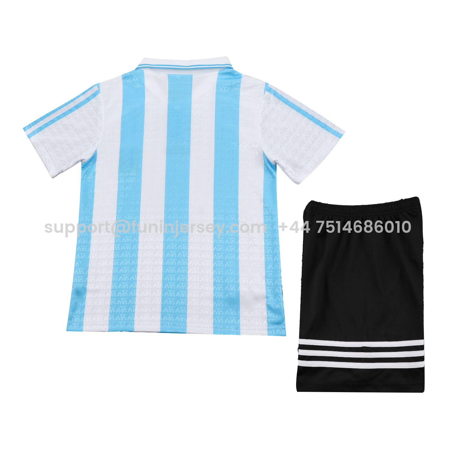 Funinjersey-Retro Argentina 1994 Home Kids Kit