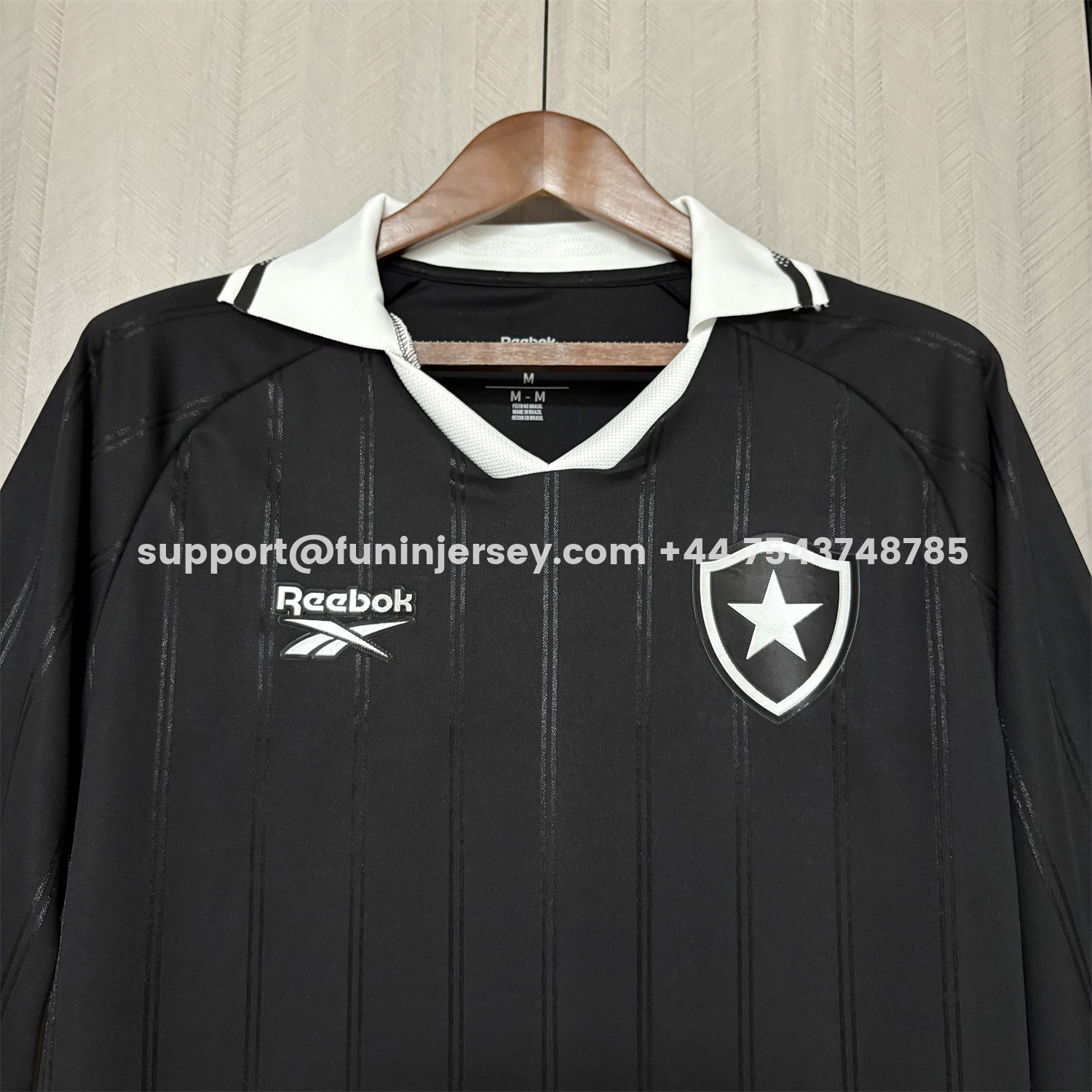 Funinjersey-Botafogo 25-26 Away Long Sleeves Unsponsored Jersey - Fans Version