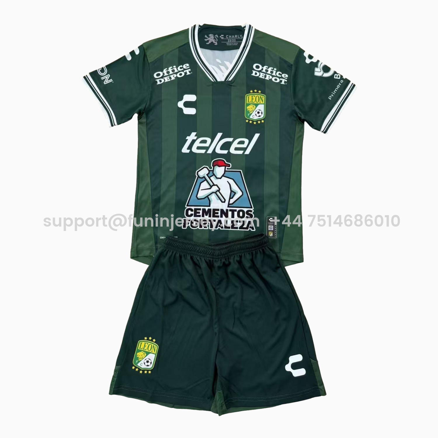 Funinjersey-Club León 25-26 Home Men's Adult Jersey Set - Fans Version