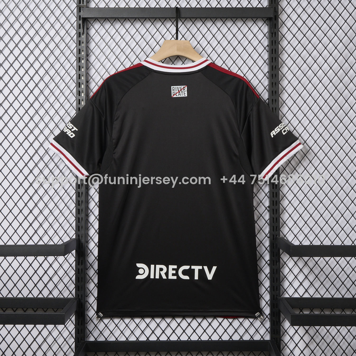 Funinjersey-River Plate 25-26 Away Jersey With Chest Sponsor - Fans Version