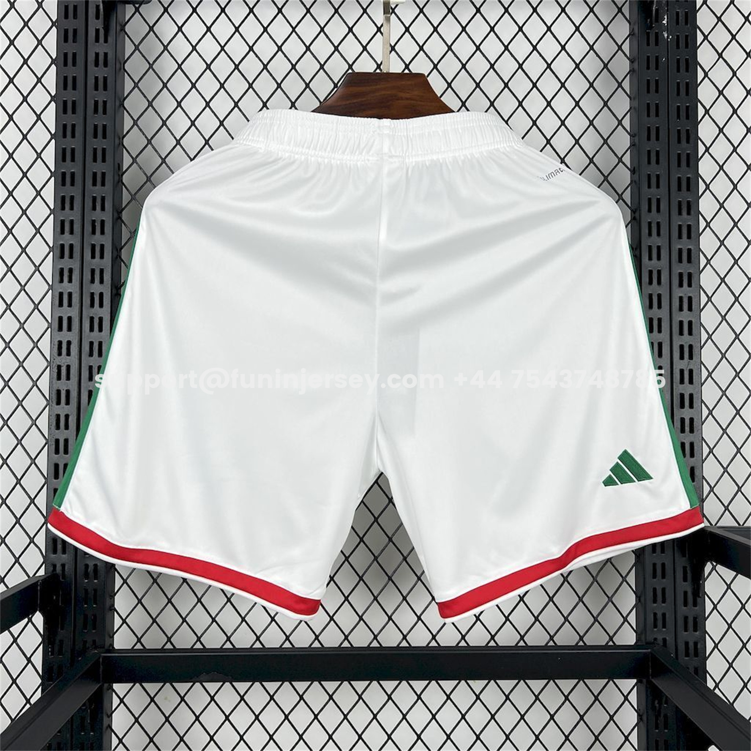 Funinjersey-Mexico 2026 Home White Shorts - Fans Version