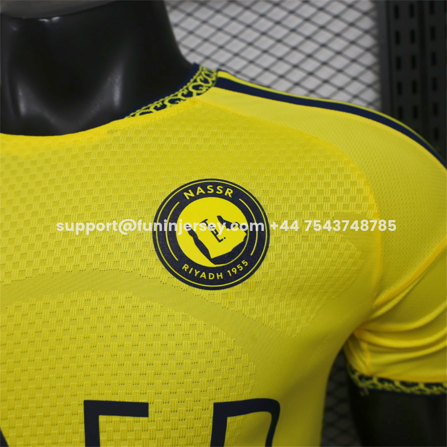 Funinjersey-Al Nassr Riyadh Victory 26-27 Home Jersey With Sponsors - Player Version