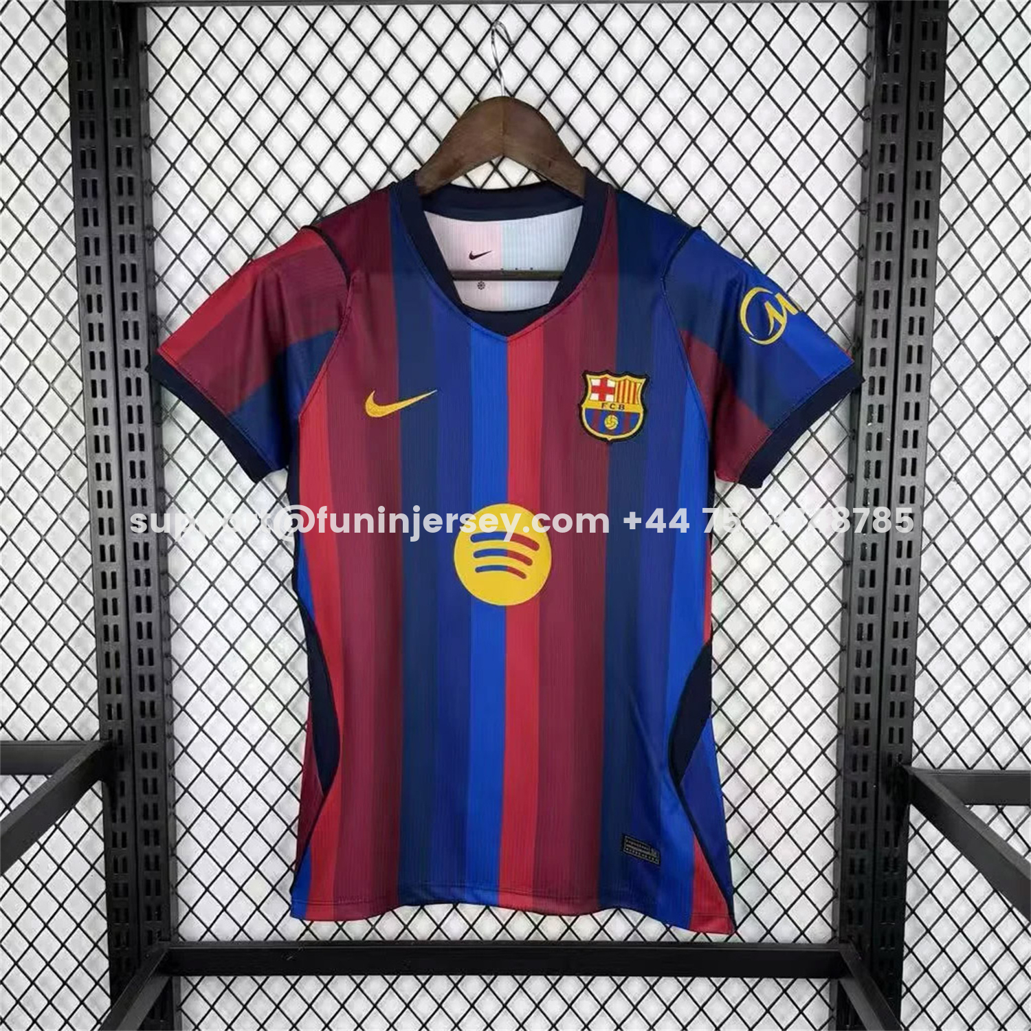 Funinjersey-Women's Barcelona 26-27 Home Jersey - Fans Version