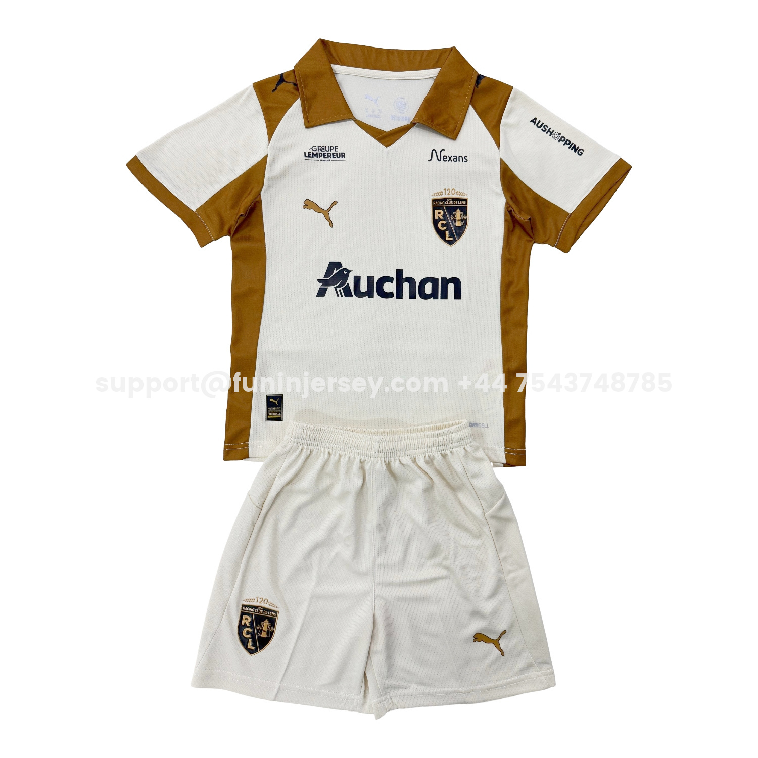 Funinjersey-RC Lens 25-26 Third Men's Adult Jersey Set - Fans Version