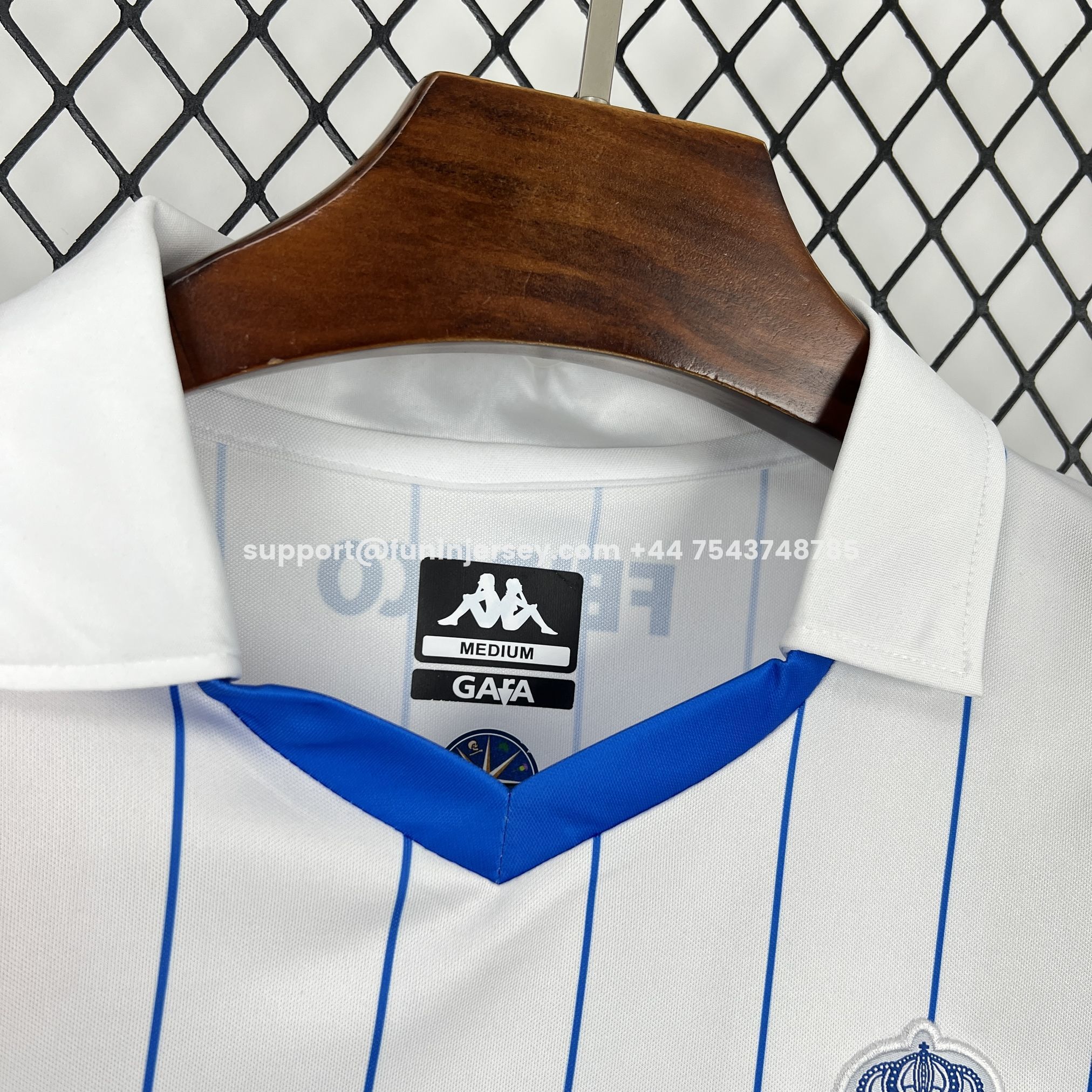 Funinjersey-Deportivo de La Coruña 25-26 Retro Style White Polo Jersey - Fans Version