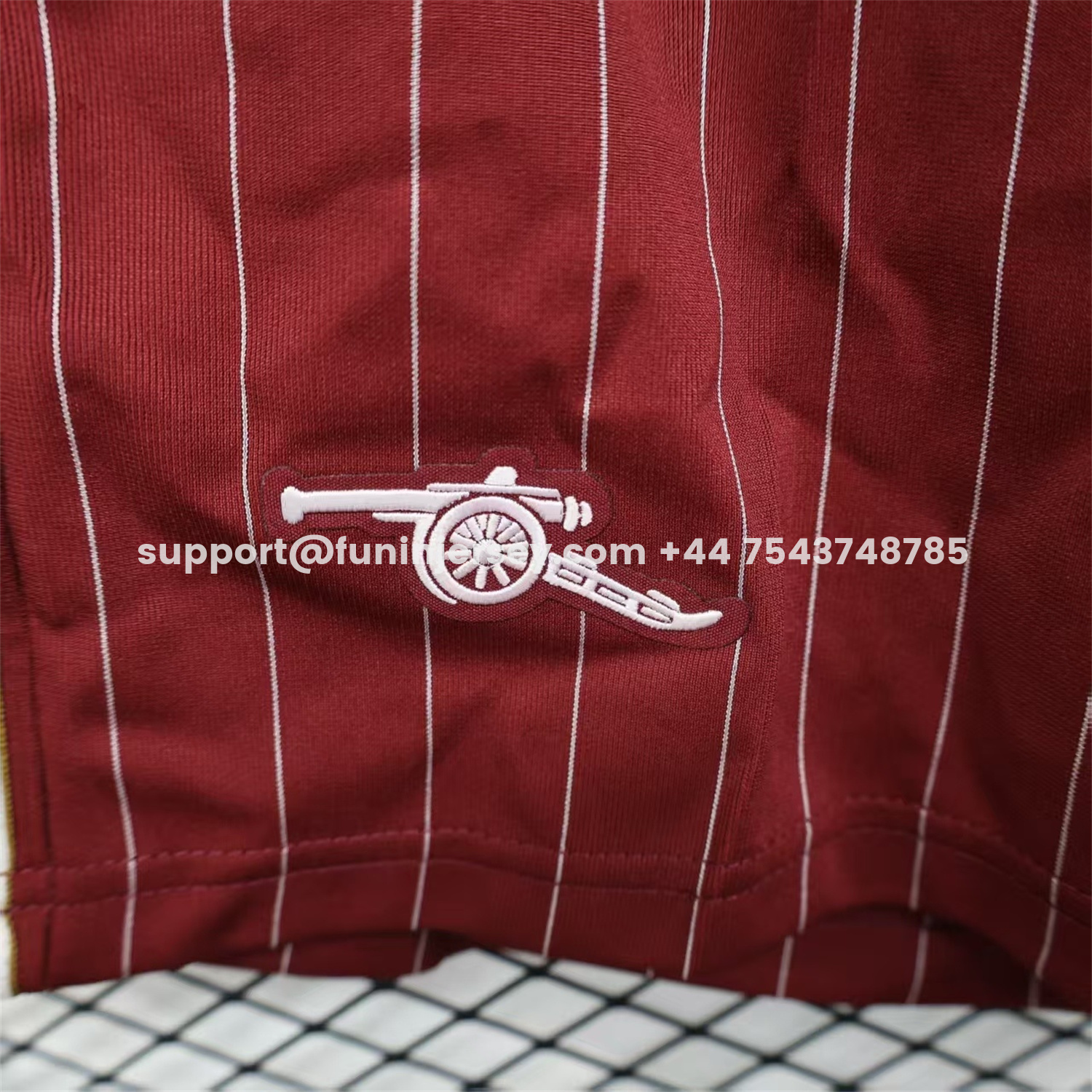 Funinjersey-Arsenal 25-26 Trefoil Red Travel Shorts - Player Version