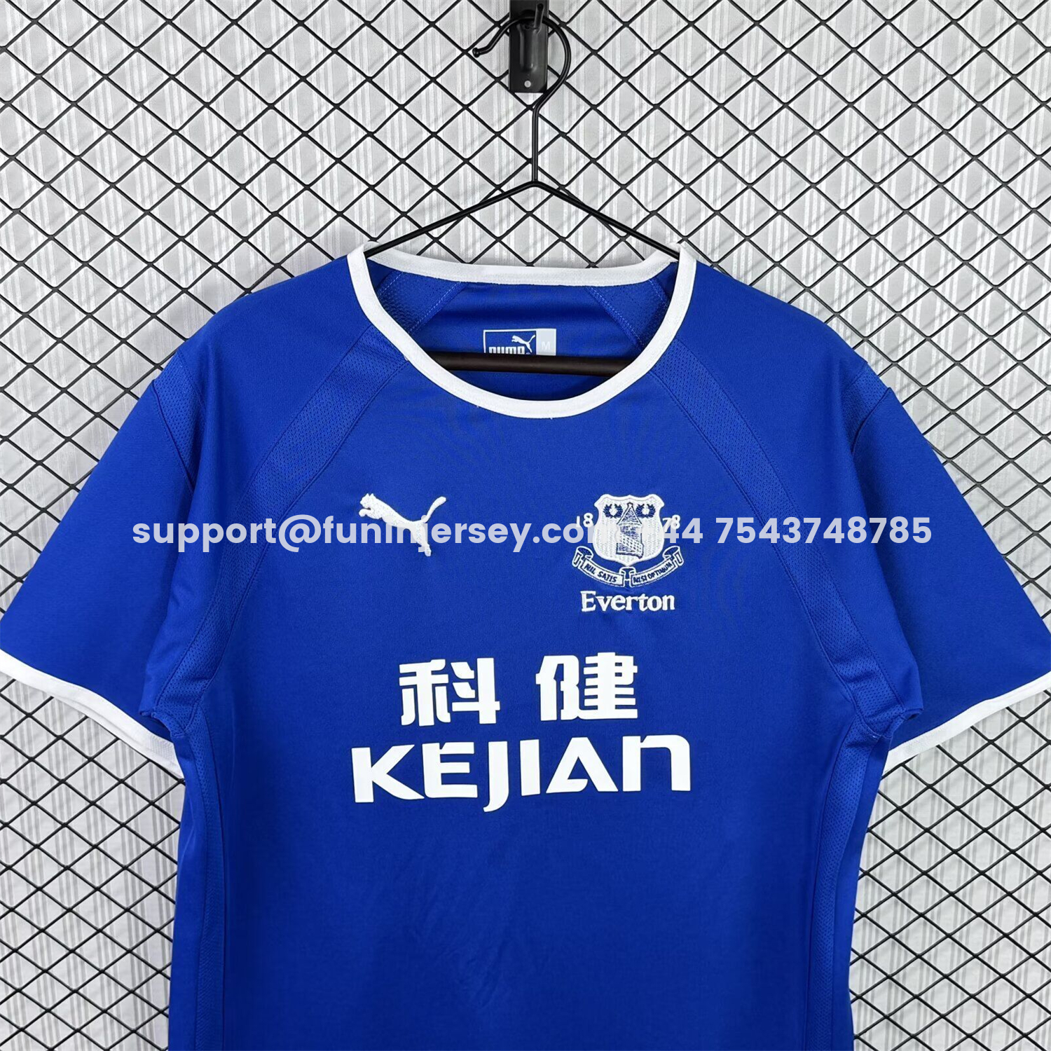 Funinjersey-Retro Everton 2003-04 Home Jersey
