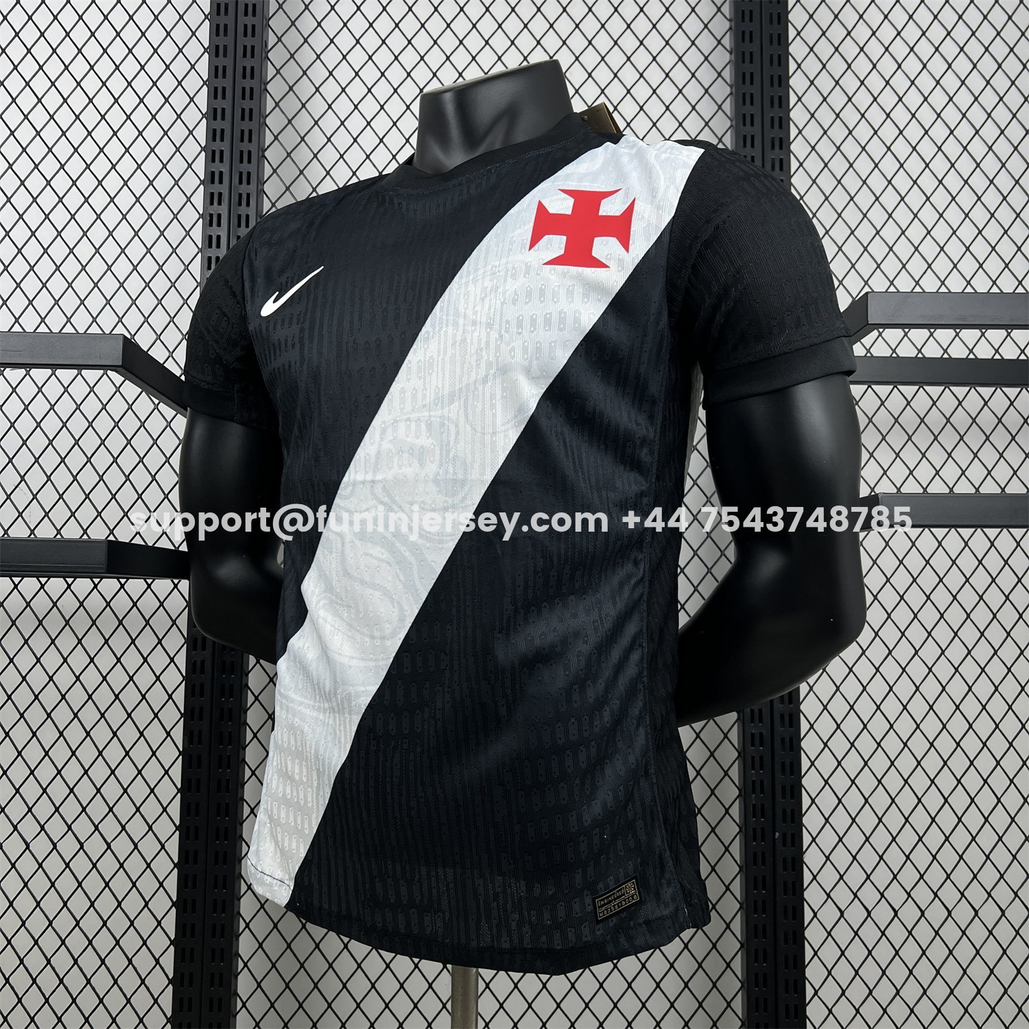Funinjersey-Vasco Da Gama 26-27 Home Jersey - Player Version