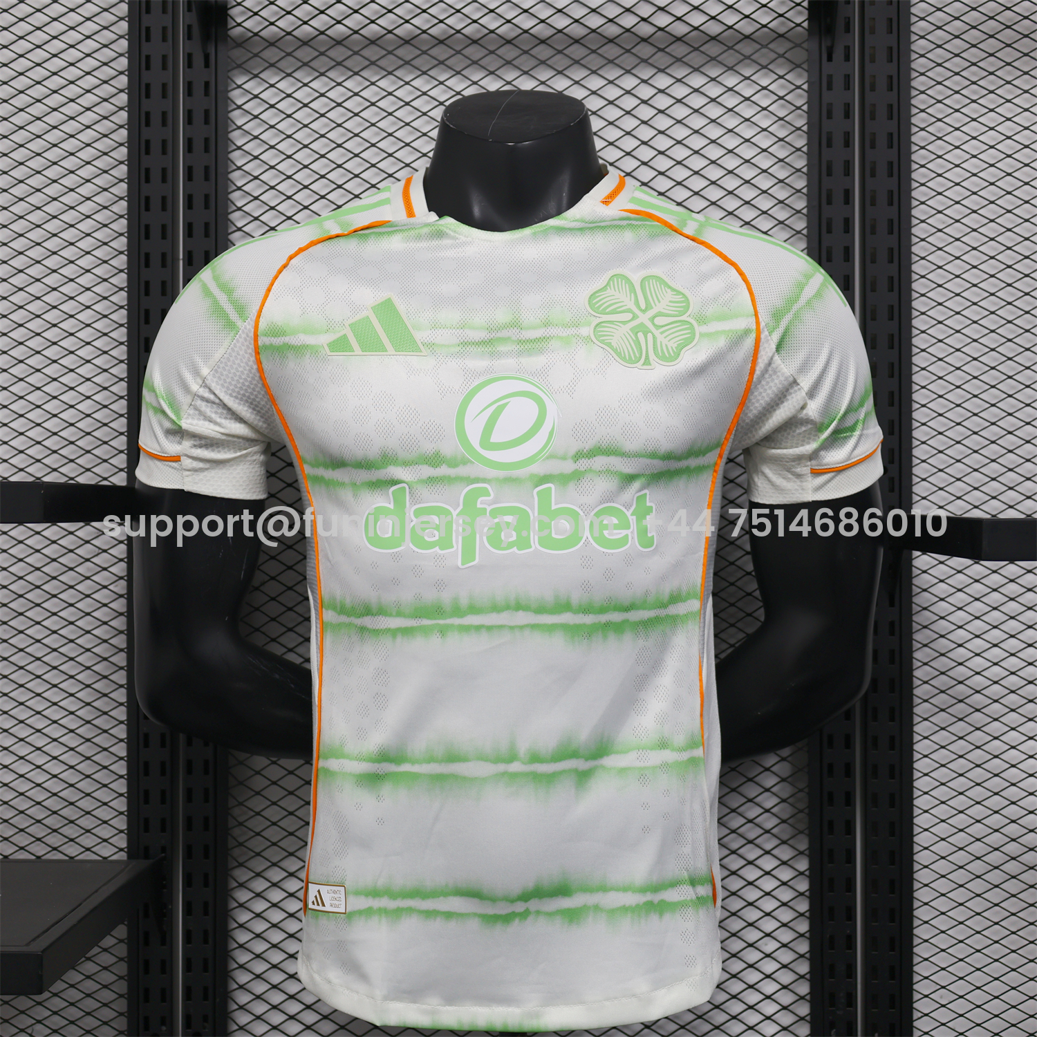 Funinjersey-Celtic 25-26 Third White Jersey - Player Version