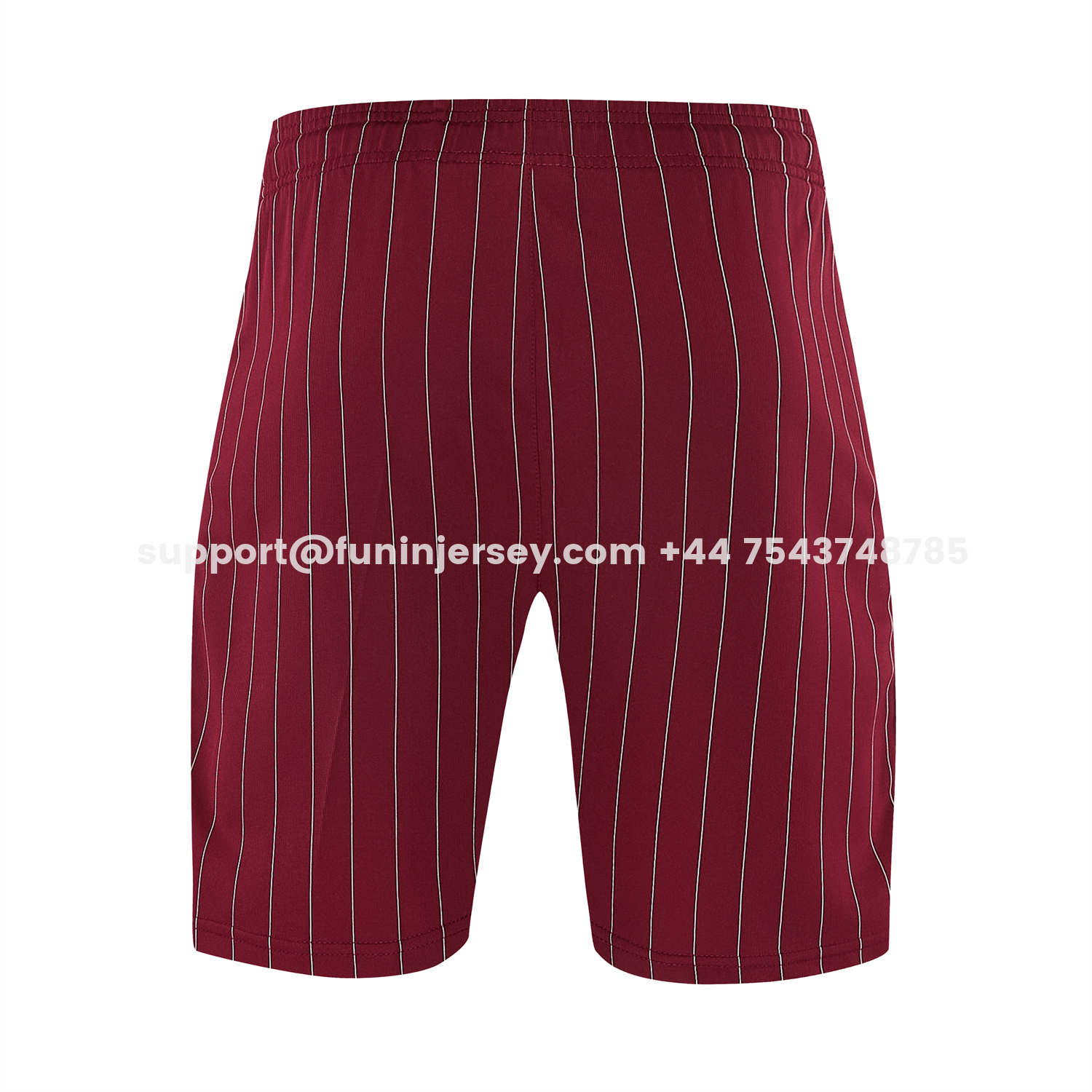 Funinjersey-Arsenal 25-26 Retro Style Vest Training Set - Burgundy With White Stripes Top & Pants
