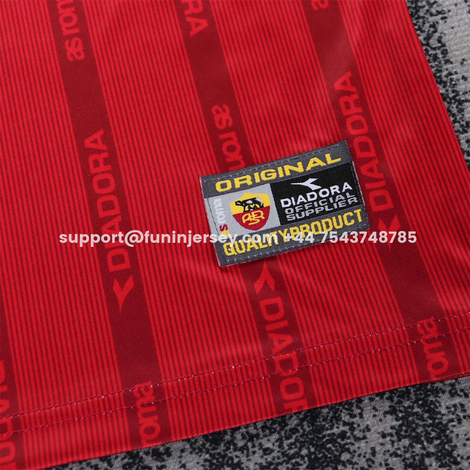 Funinjersey-Retro Roma 1999-00 Home Kids Kit