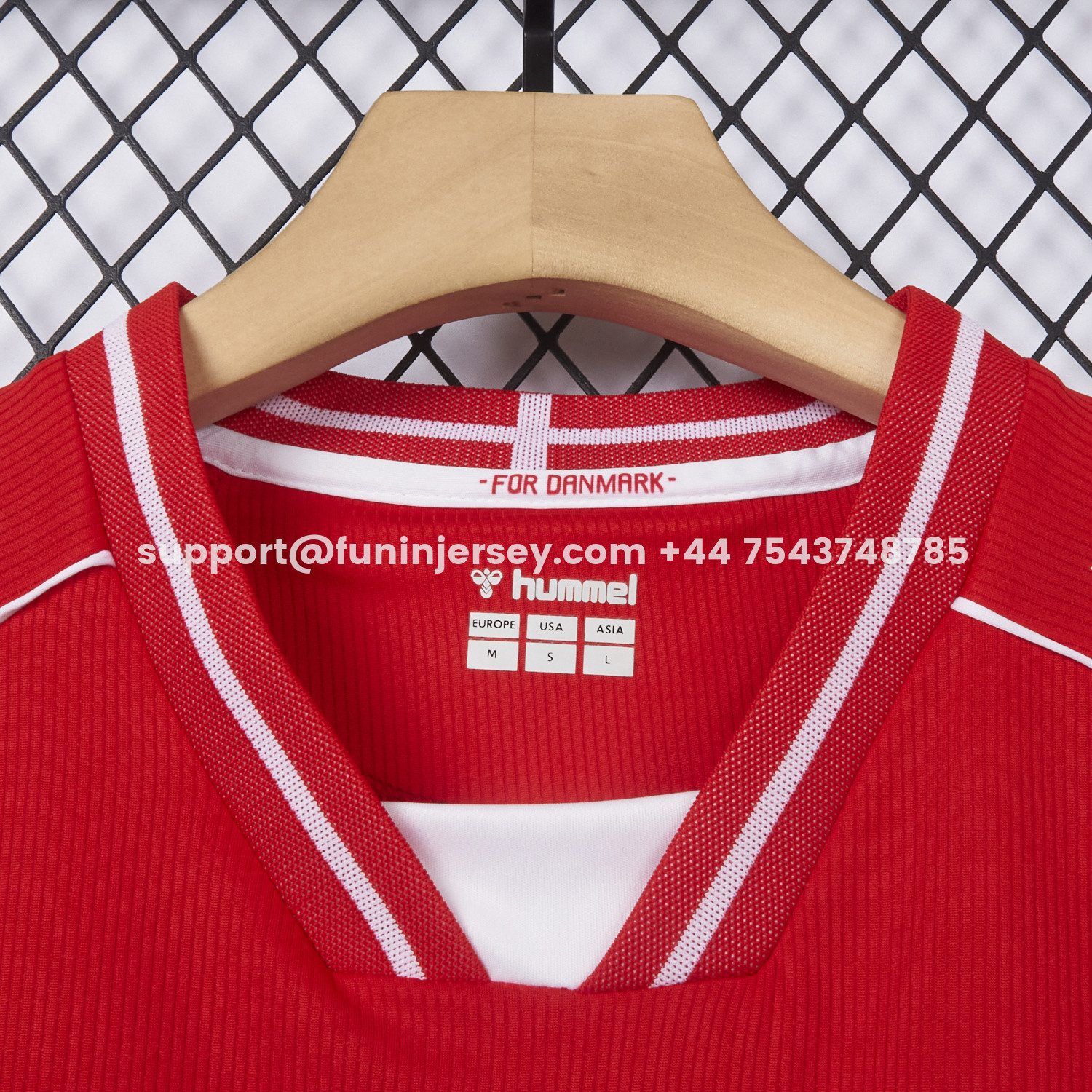 Funinjersey-Denmark 2026 Home Jersey - Fans Version