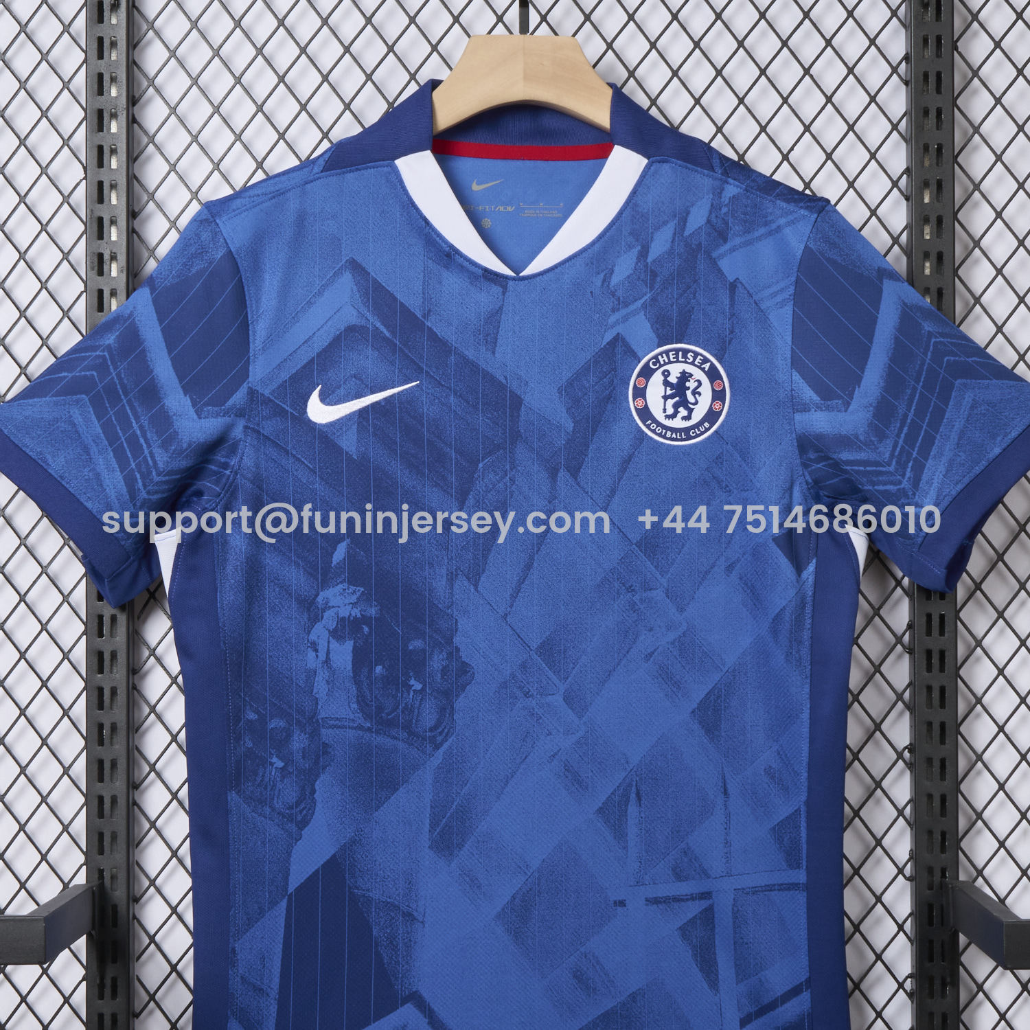 Funinjersey-C.H.E.L.S.E.A 25-26 Home Unsponsored Blue Jersey - Fans Version