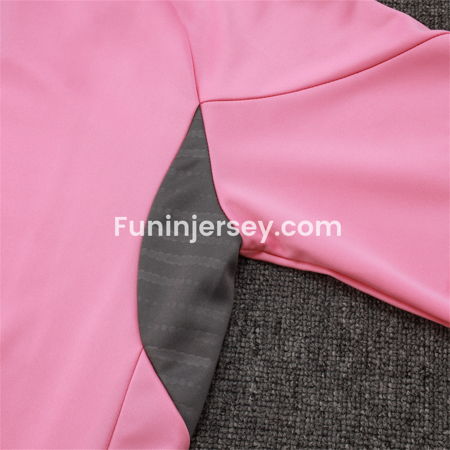 Funinjersey-Kids INT M.A.M 25-26 Kids Jacket Training Tracksuit - Pink Top and Black Pants