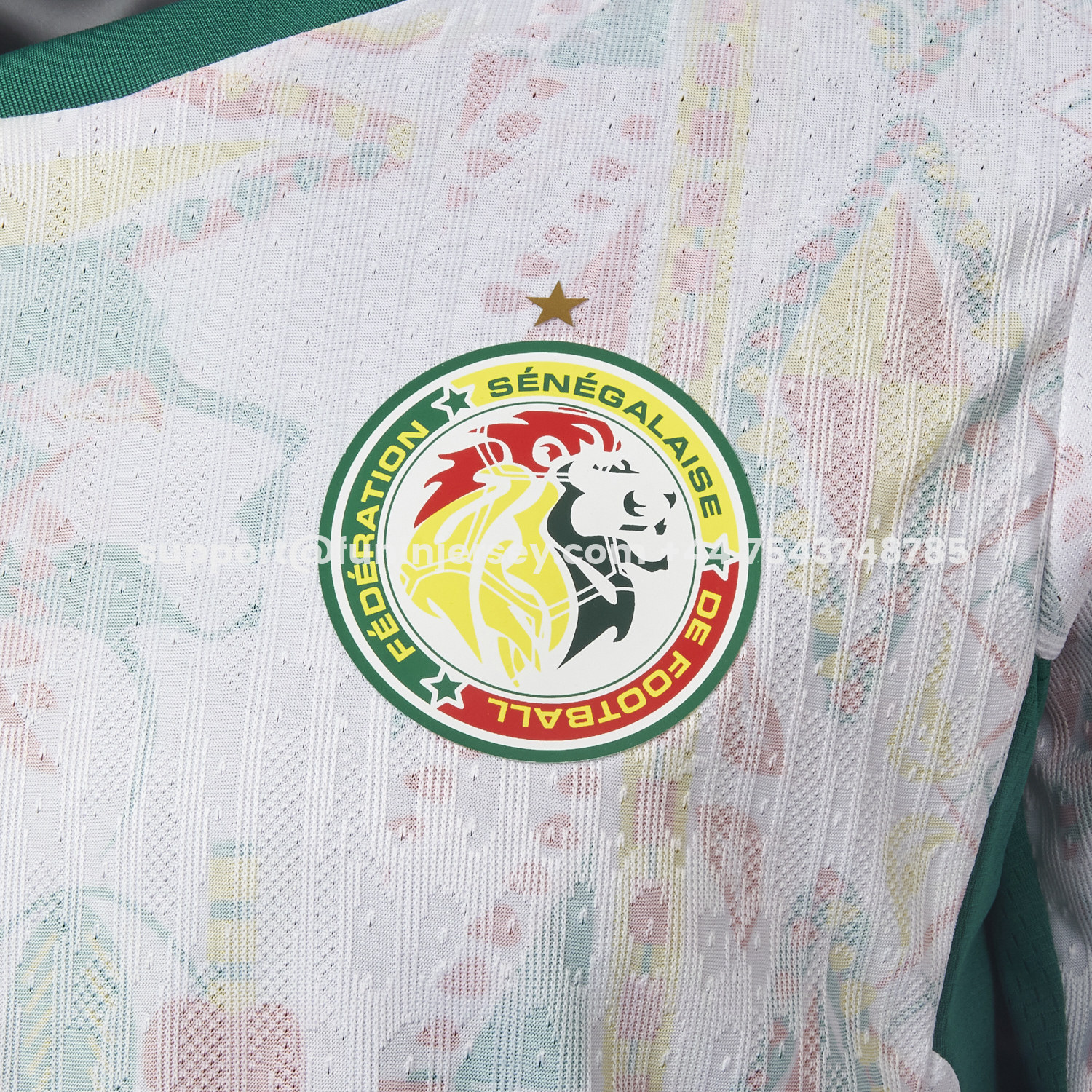Funinjersey-Senegal 2026 Home White Jersey - Player Version