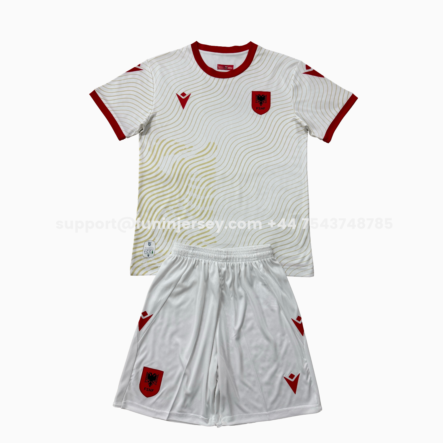 Funinjersey-Albania 2026 Away Kids Kit