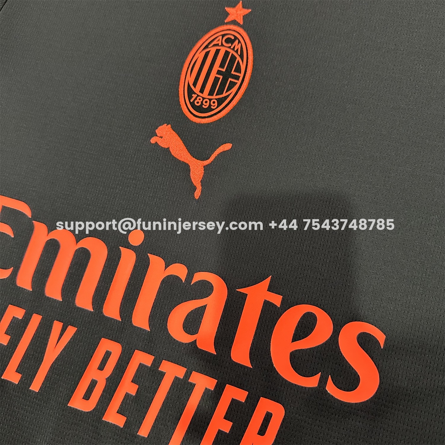 Funinjersey-AC Milan 26-27 Third Black Jersey - Fans Version