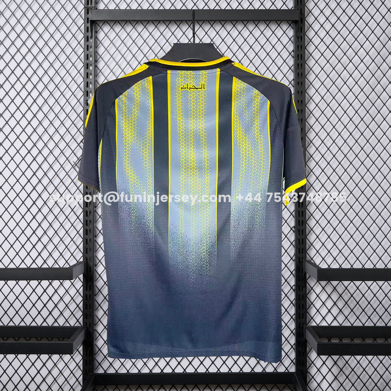 Funinjersey-Algeria 2026 Training Grey Jersey - Fans Version