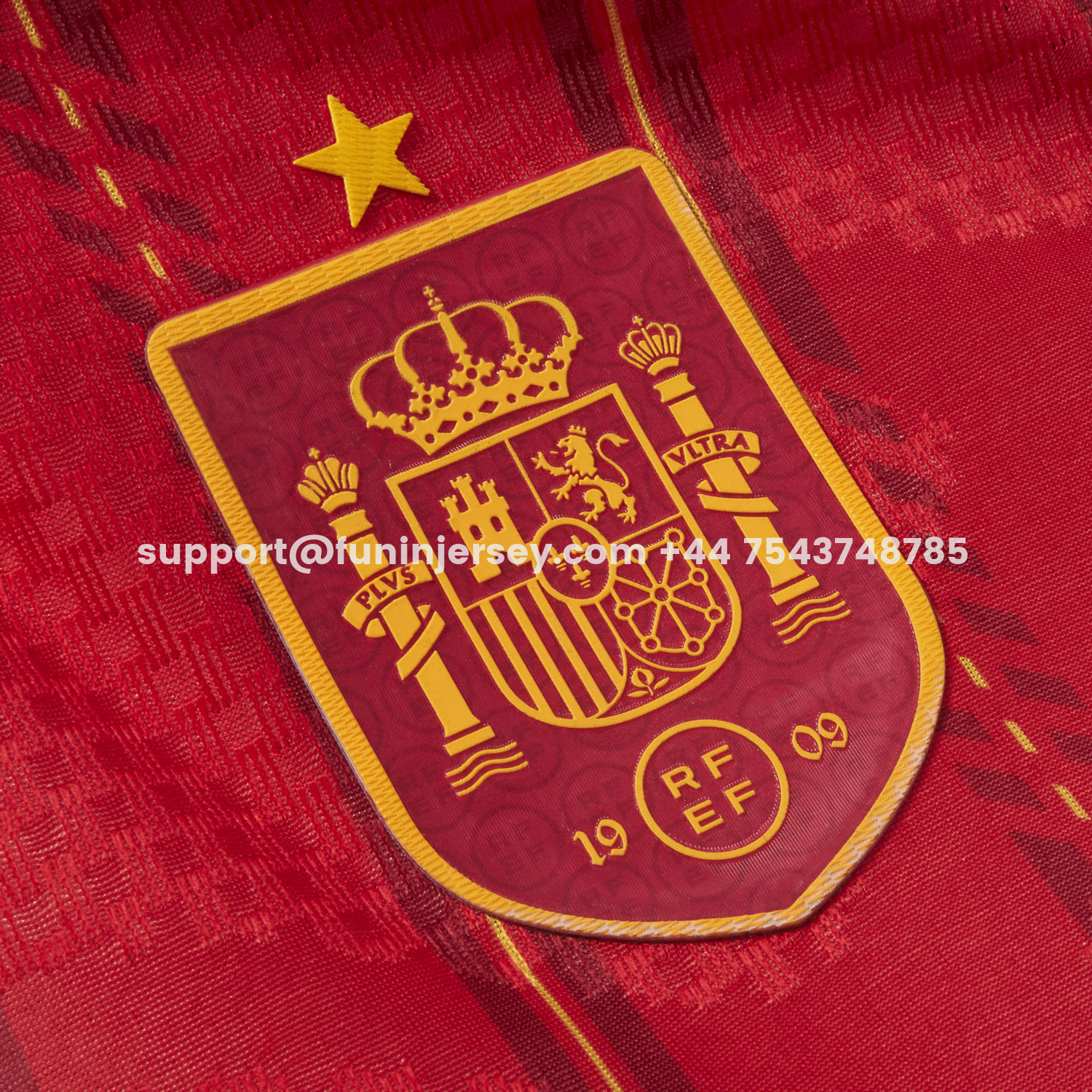 Funinjersey-Spain 2026 Home Long Sleeves Jersey - Player Version