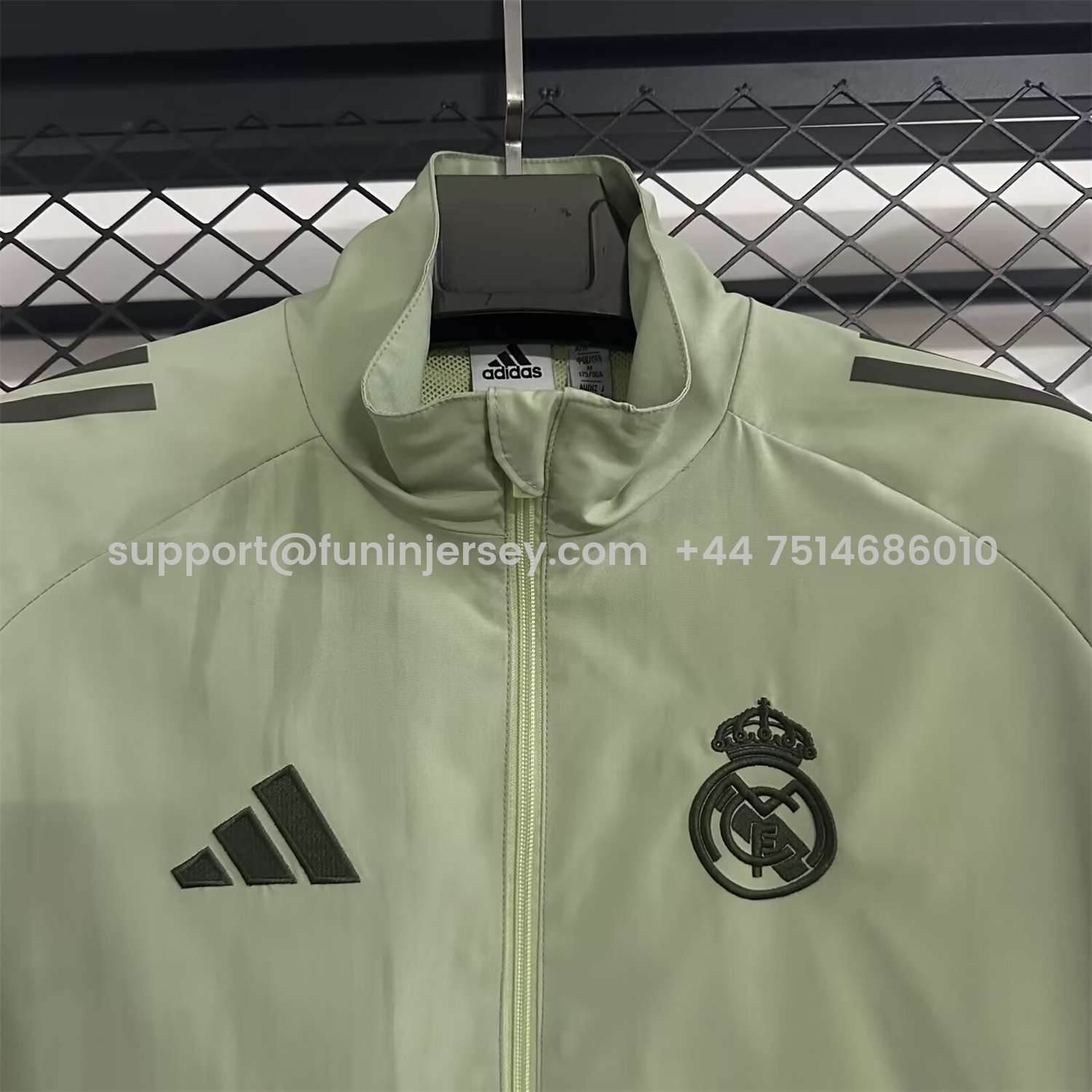 Funinjersey-Real Madrid 25-26 Training Windbreaker Jacket - Yellow