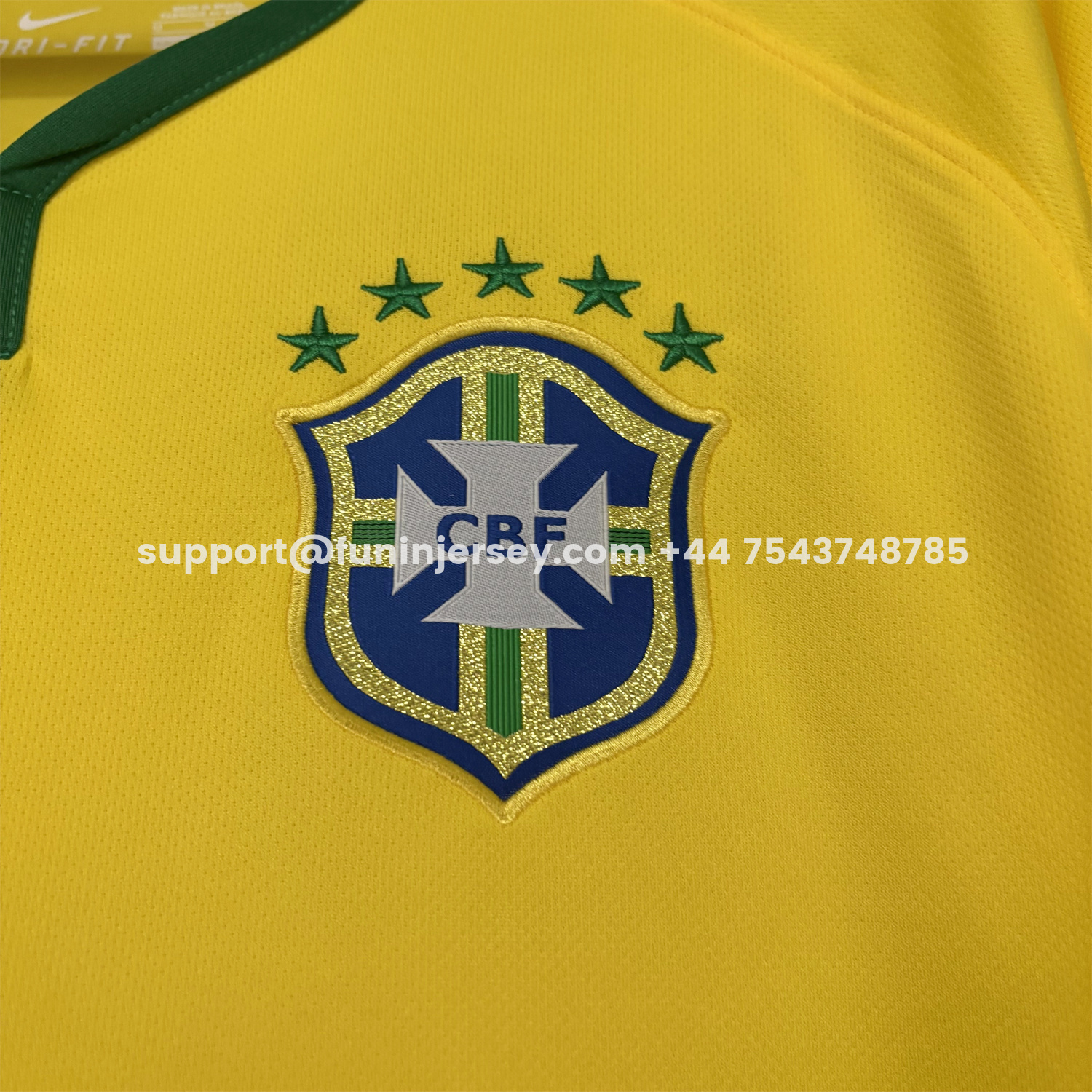 Funinjersey-Retro Brazil 2014 Home Jersey