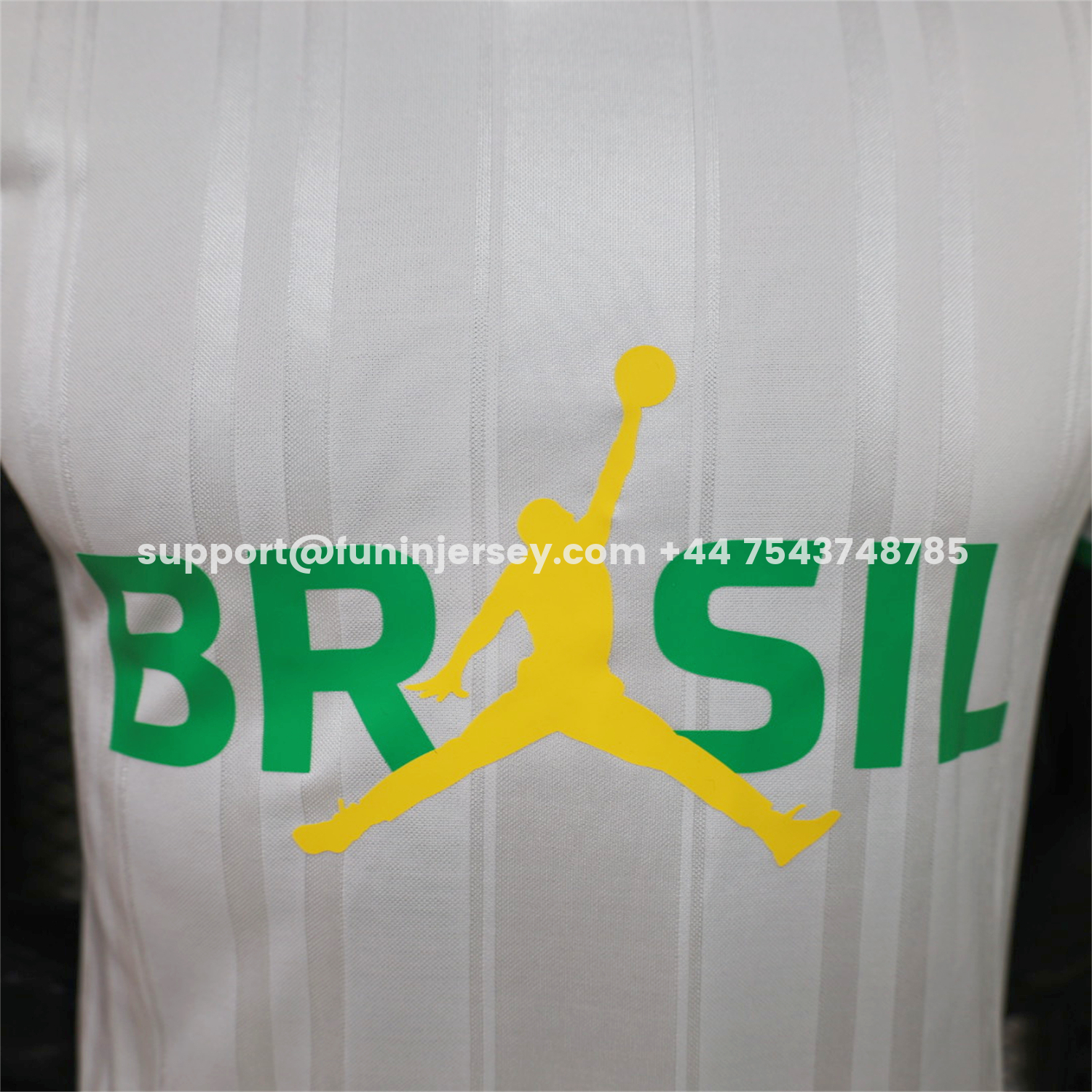 Funinjersey-Brazil 2026 Jordan Whtie Special Jersey - Fans Version