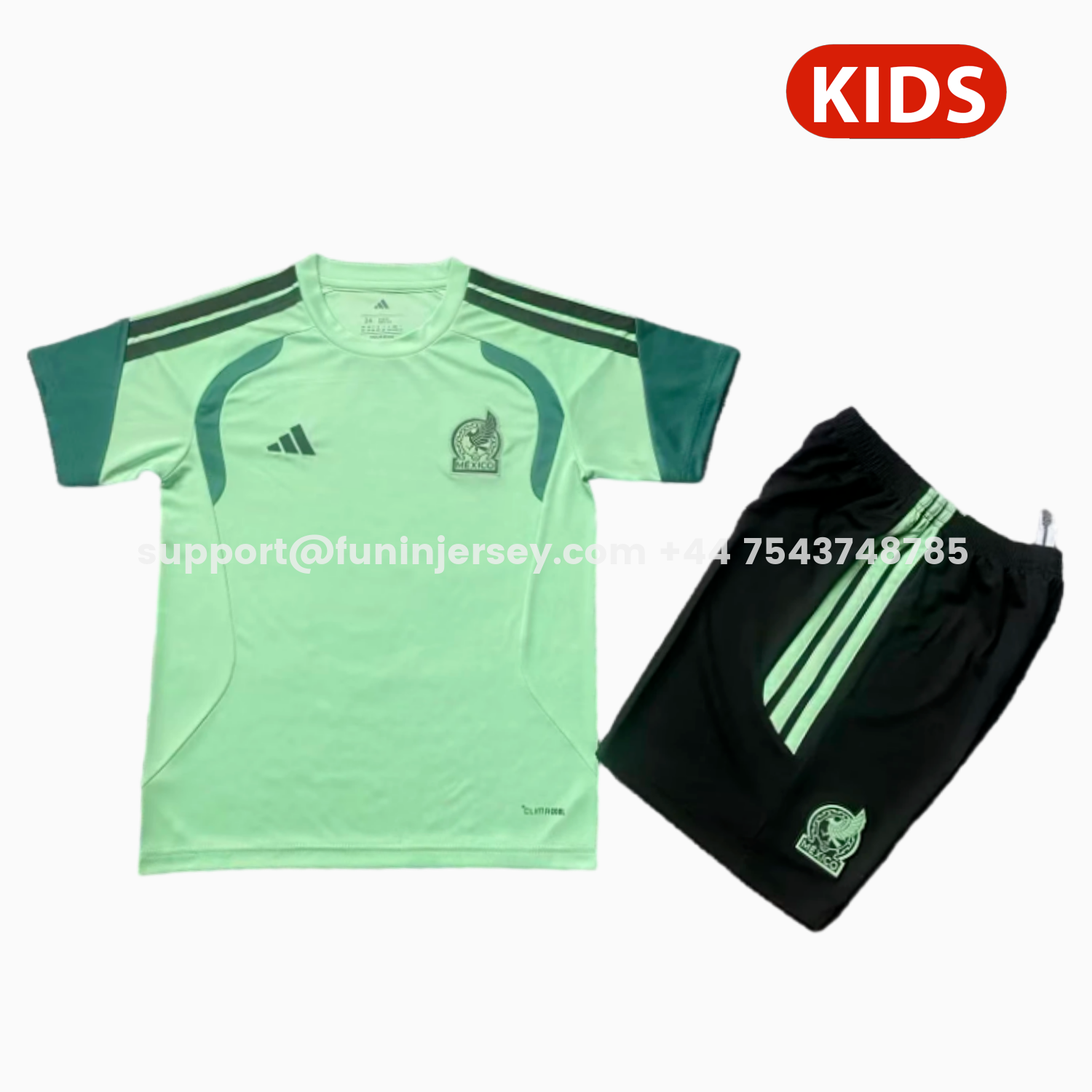 Funinjersey-Mexico 2026 Green Training Kids Kit