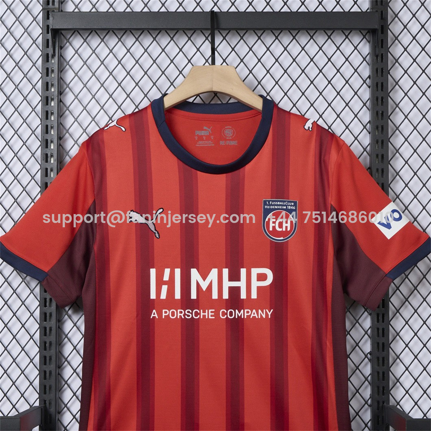 Funinjersey-FC Heidenheim 25-26 Home Jersey - Fans Version