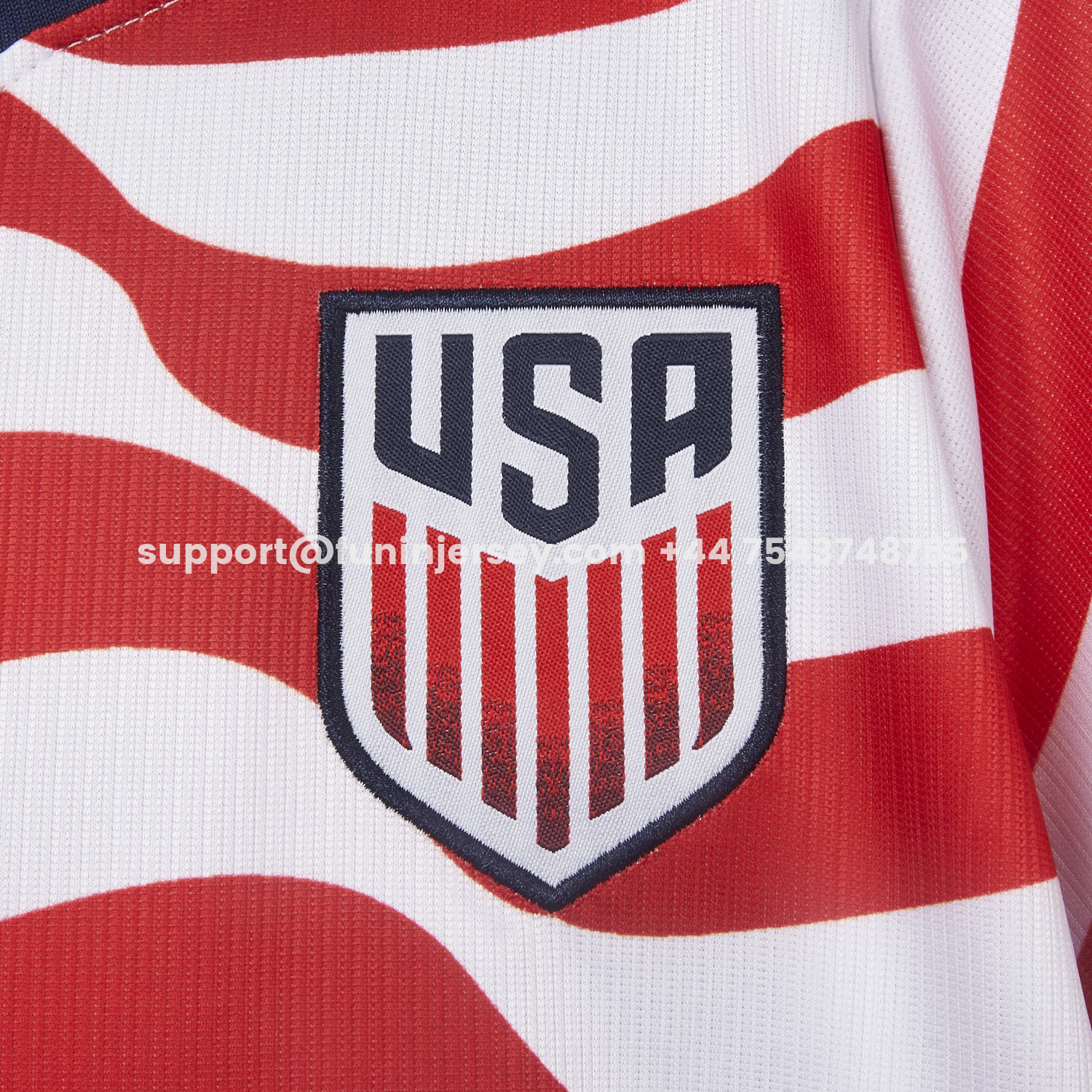 Funinjersey-【Back Blank】United States USA 2026 Home Kids Kit