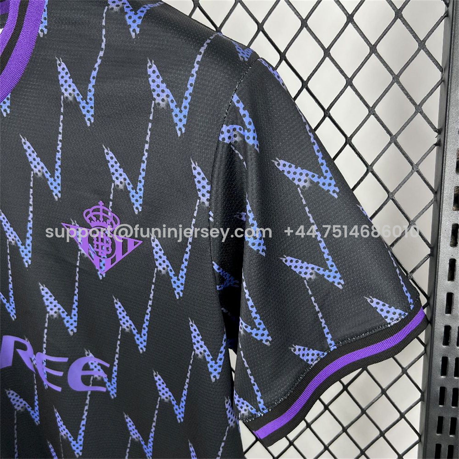 Funinjersey-Real Betis 25-26 Black Training Jersey - Fans Version