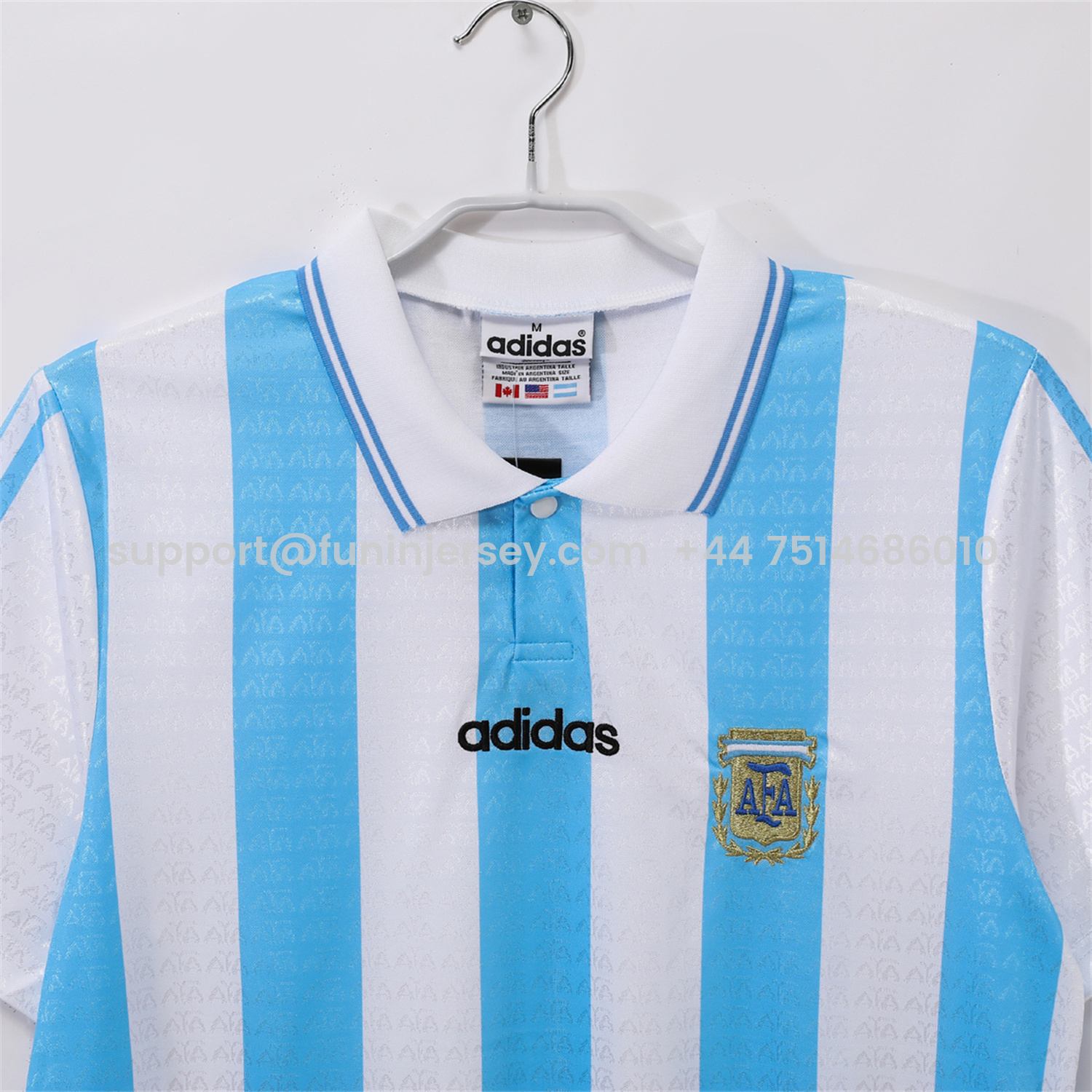 Funinjersey-Retro Argentina 1994 Home Jersey