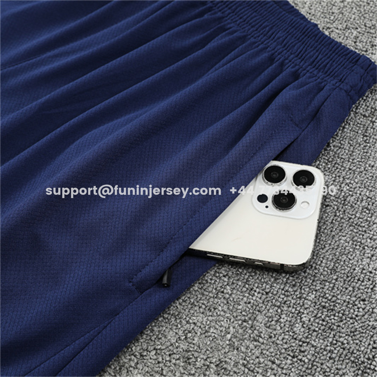 Funinjersey-Barcelona 25-26 Short-Sleeve Training Set - Red Blue Line Top & Blue Shorts