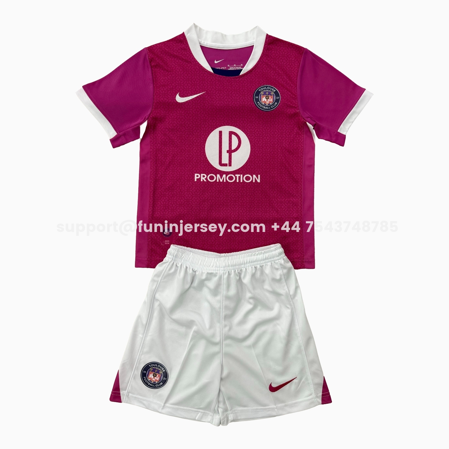 Funinjersey-Toulouse FC 25-26 Away Kids Kit