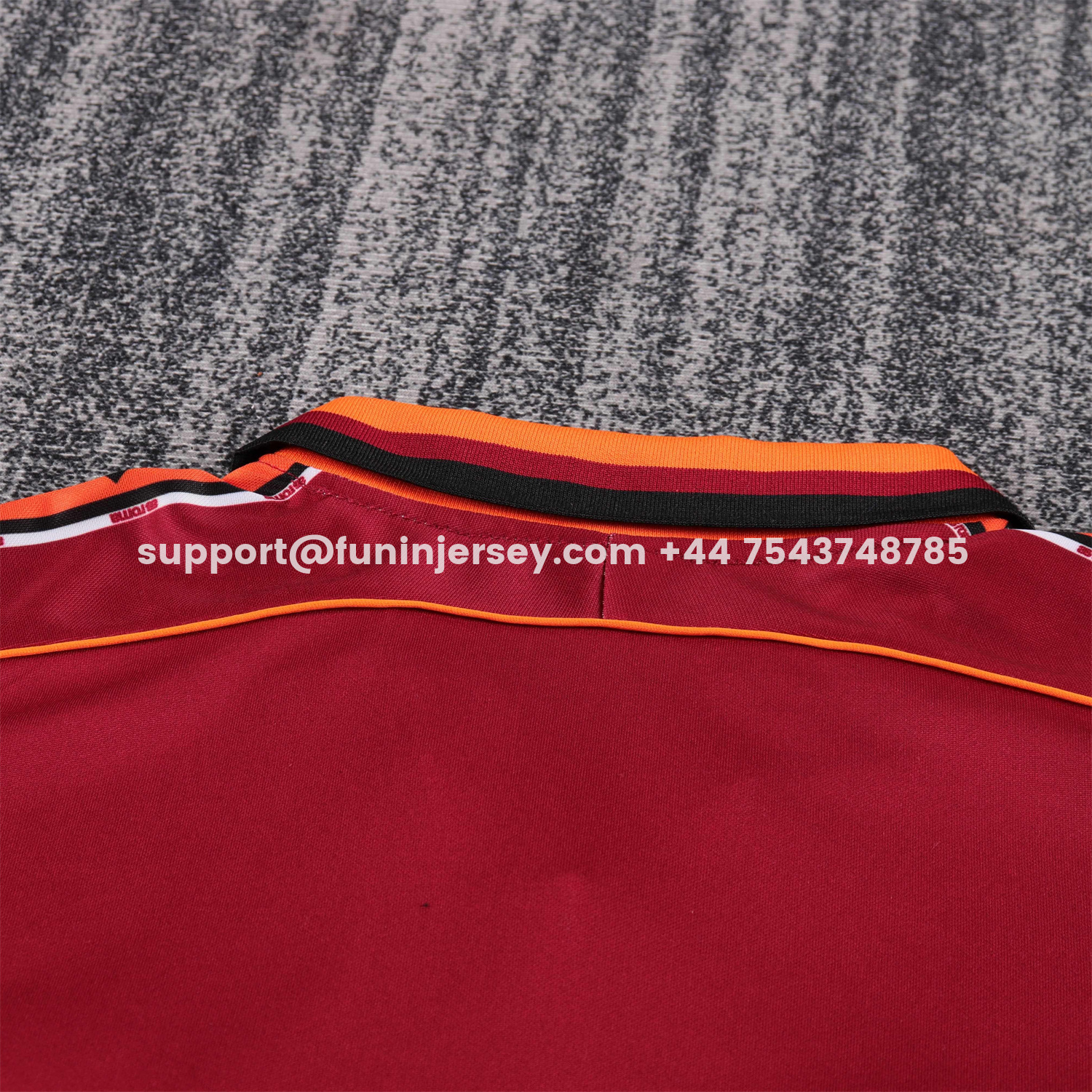 Funinjersey-Retro Roma 1998-99 Home Kids Kit