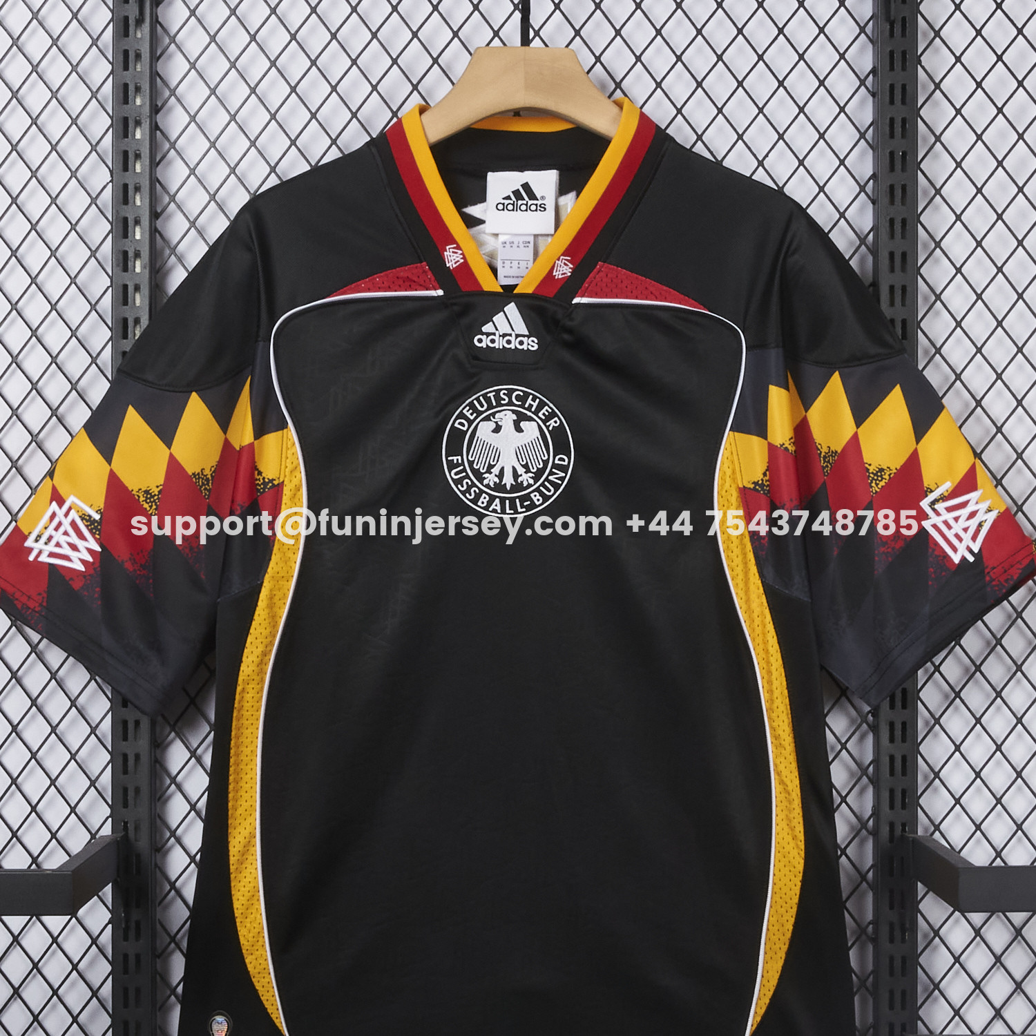 Funinjersey-Germany 2026 Retro Style Black Jersey - Fans Version