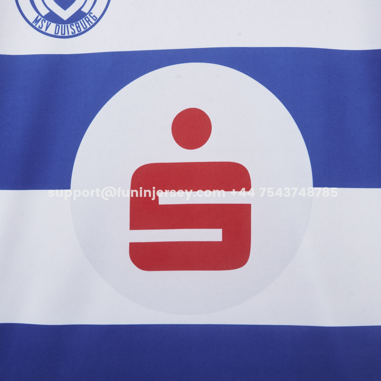 Funinjersey-Retro Duisburg 1990-91 Home Jersey