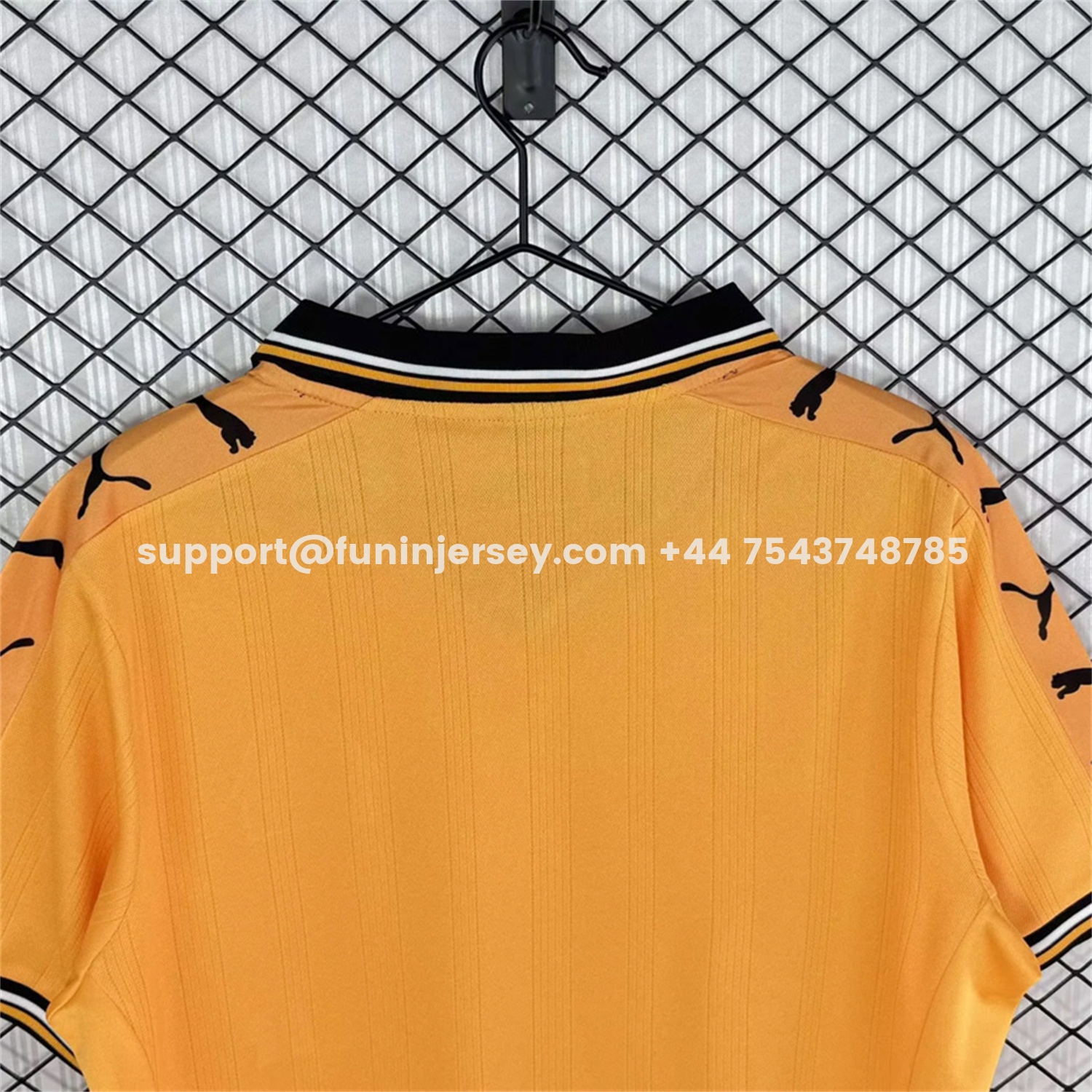 Funinjersey-Retro Wolverhampton Wanderers Wolves 1998-99 Home Jersey