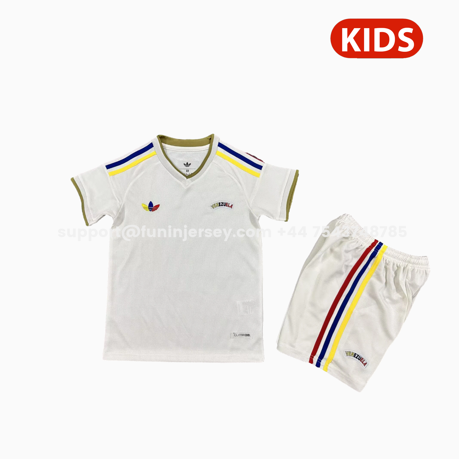 Funinjersey-Venezuela 2026 Away Kids Kit