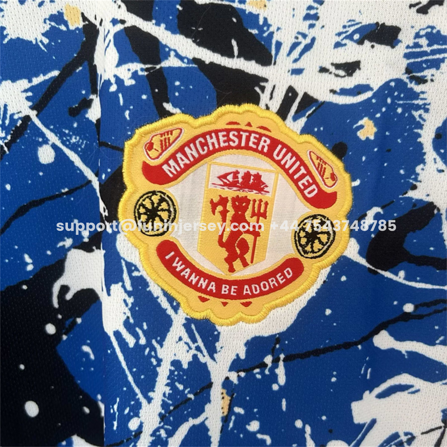 Funinjersey-Manchester United 25-26 Stone Roses Special Jersey - Fans Version