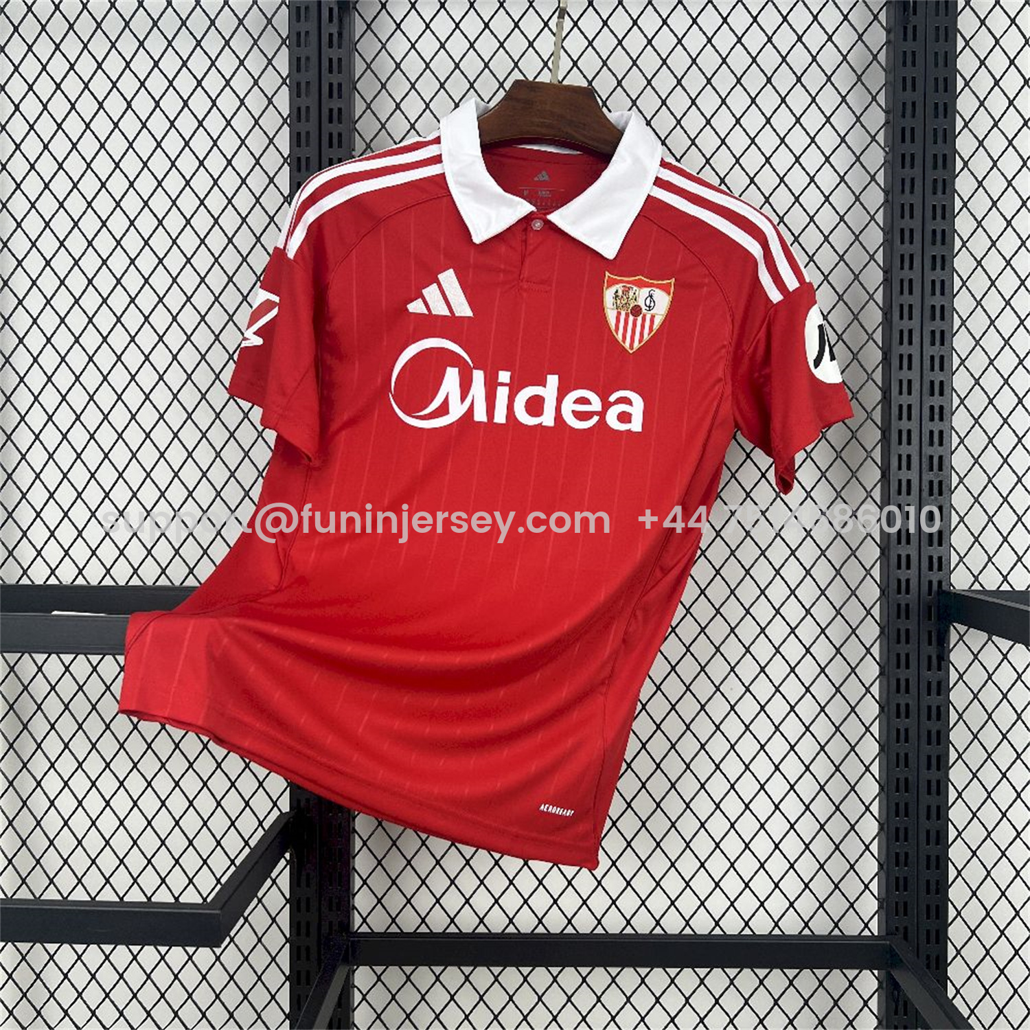 Funinjersey-Sevilla 25-26 Away Red Jersey - Fans Version