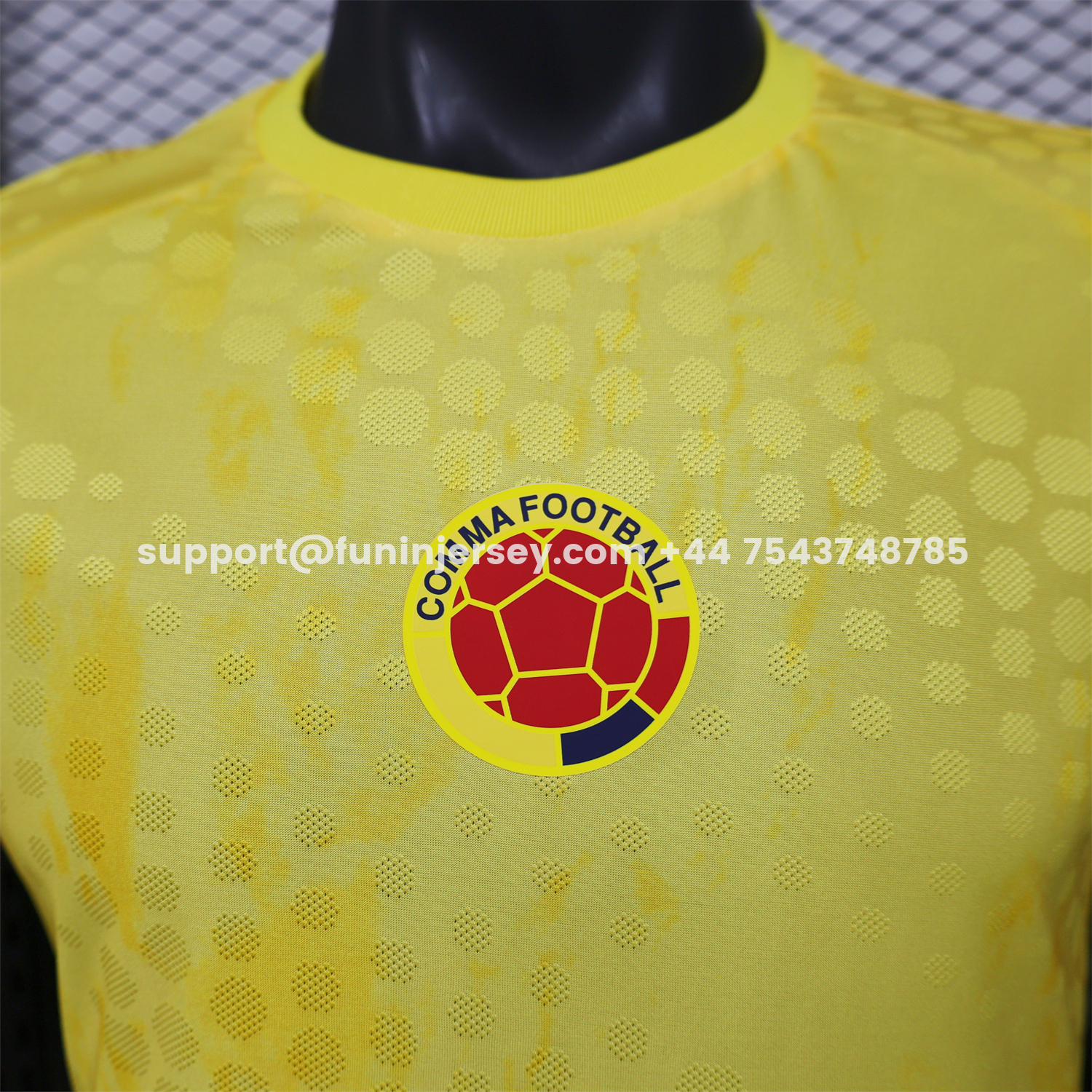 Funinjersey-Colombia 2026 Yellow Special Jersey - Player Version