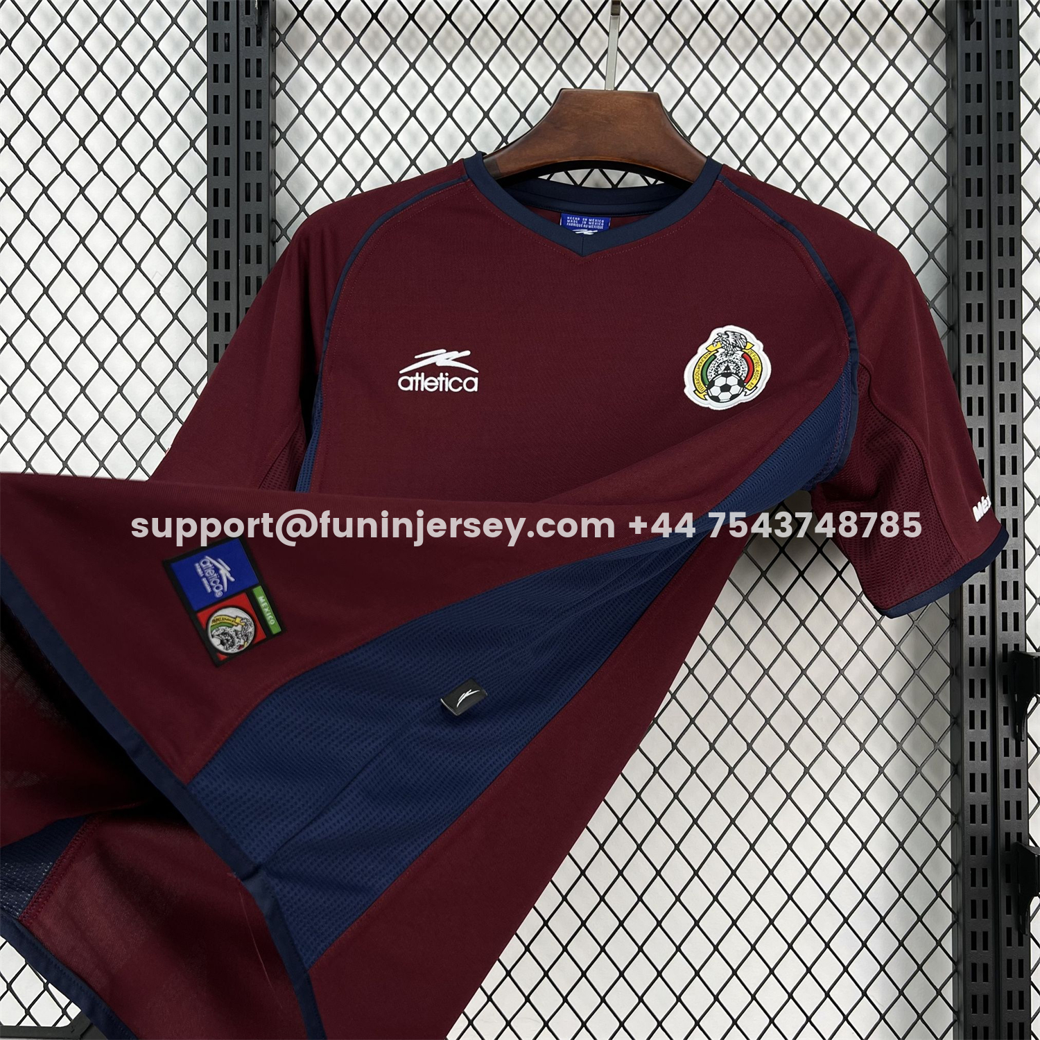 Funinjersey-Retro Mexico 2002 Third Jersey - Fans Version
