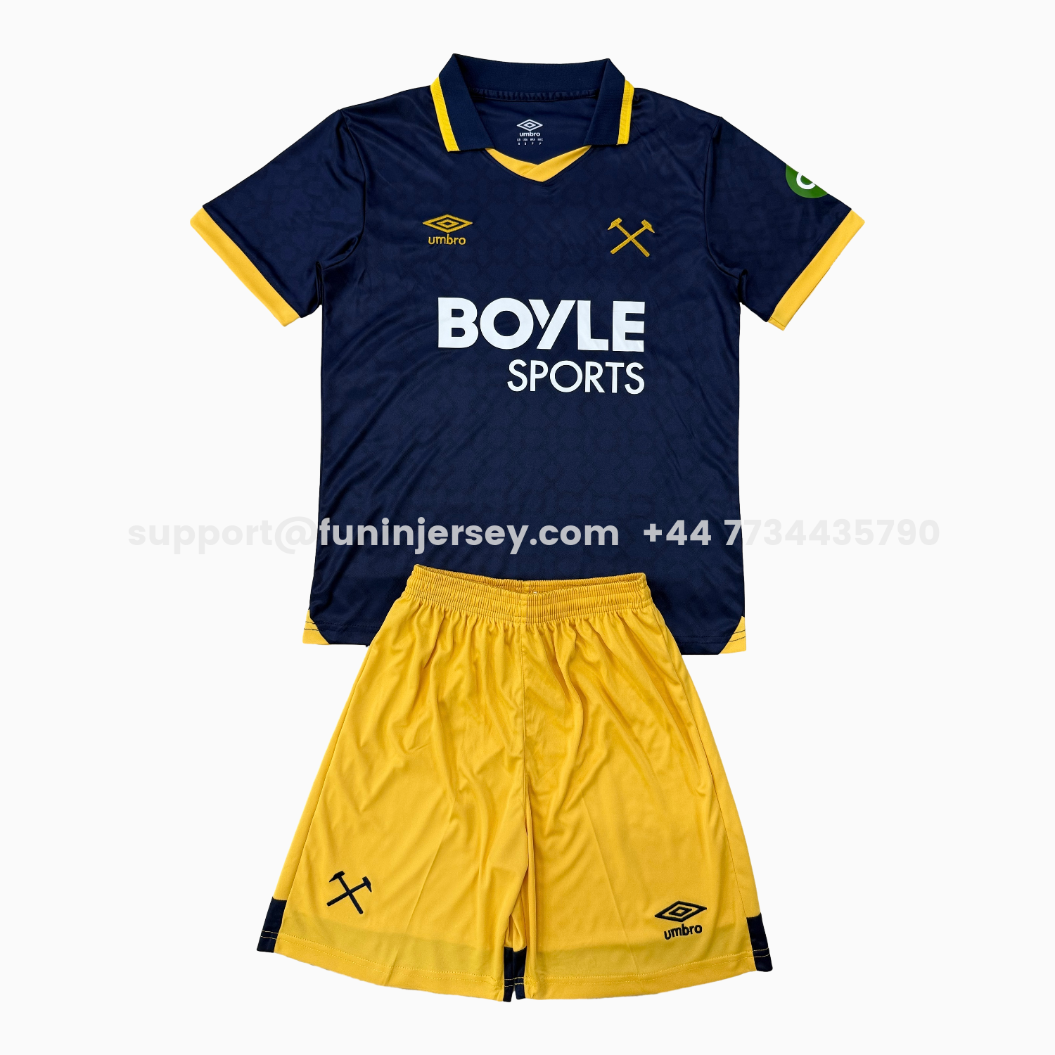 Funinjersey-West Ham United 25-26 Third Men's Adult Jersey Set - Fans Version